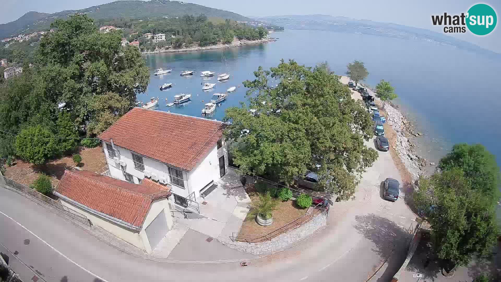 Webcam port d’Ika – Vue en direct et lumières d’Opatija