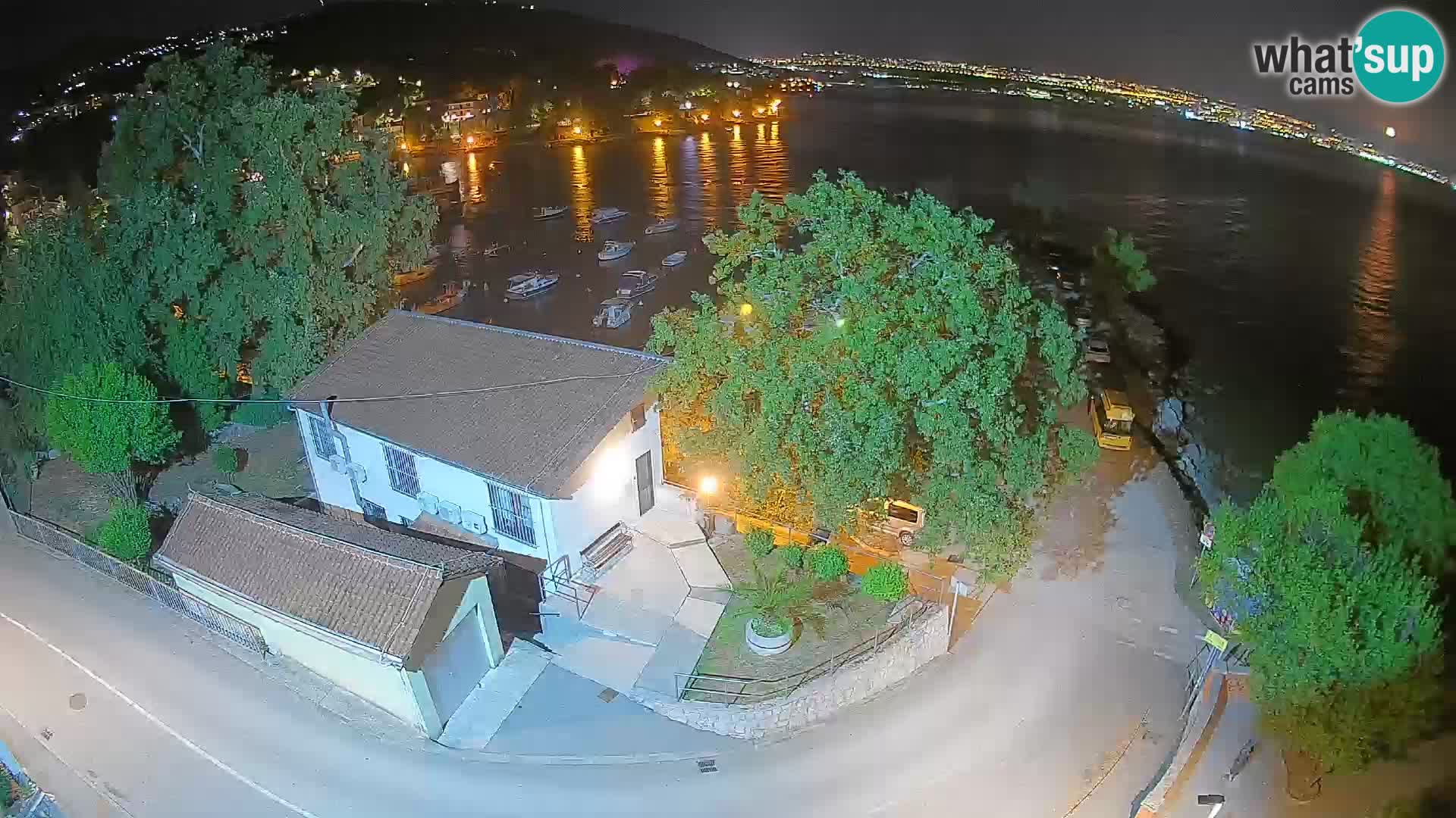 Webcam port d’Ika – Vue en direct et lumières d’Opatija