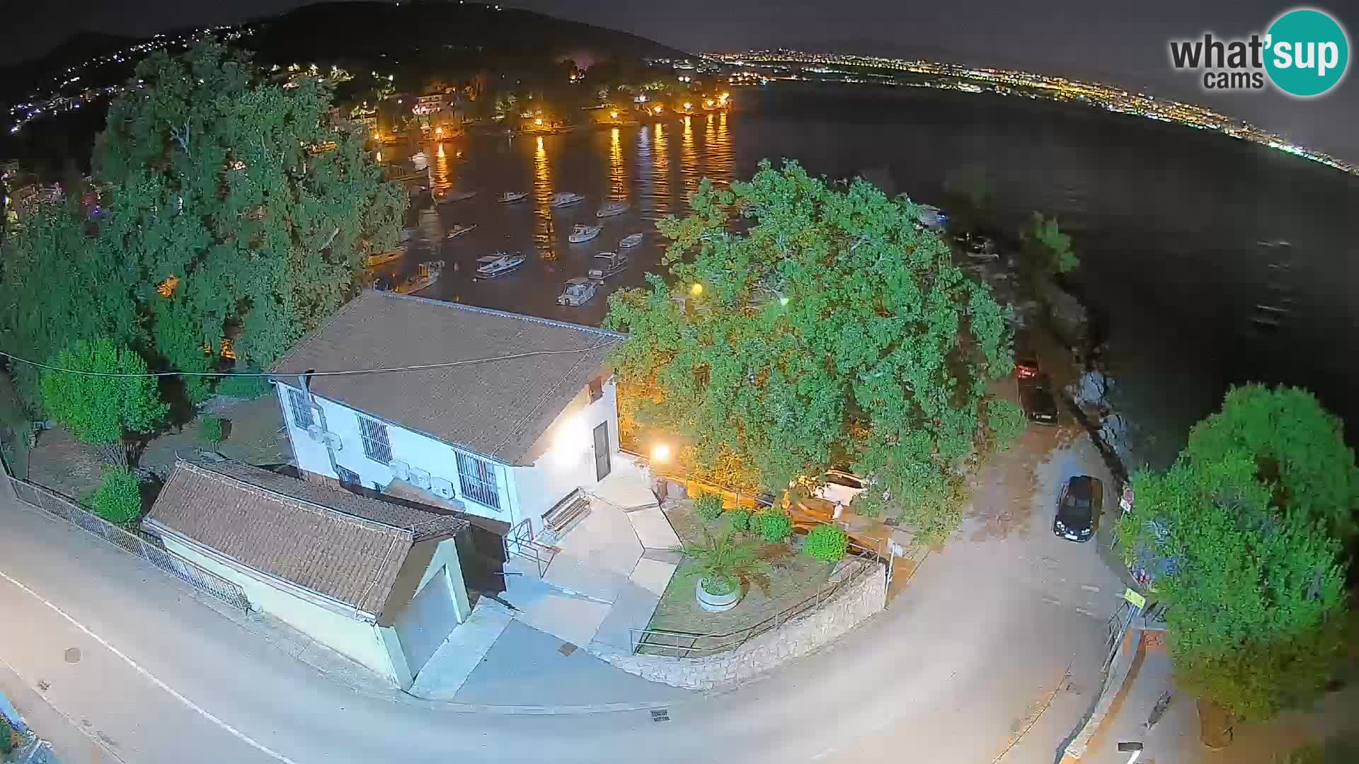 Webcam port d’Ika – Vue en direct et lumières d’Opatija