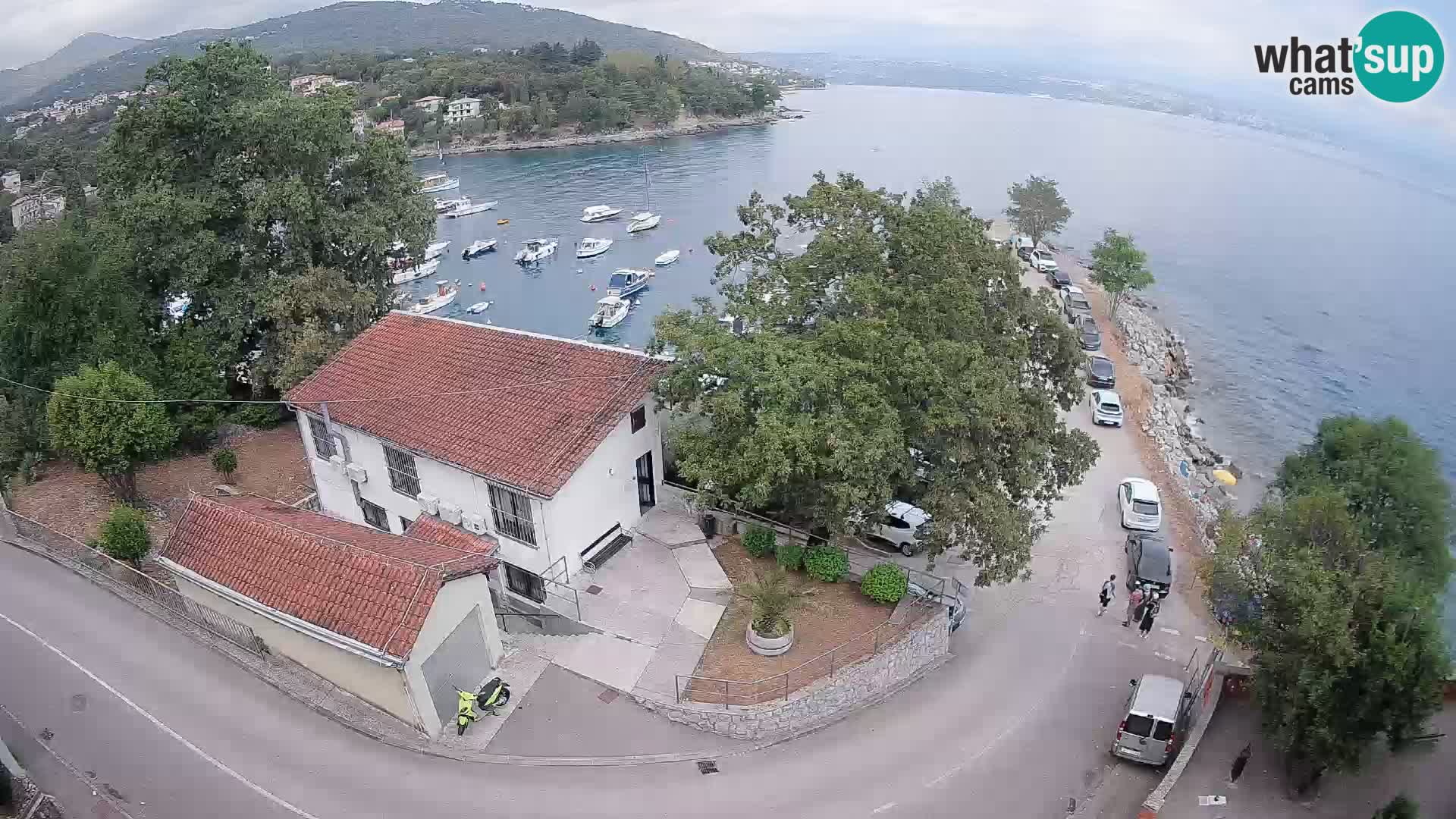 Webcam porto Ika – Vista LIVE sul porto e le luci di Opatija