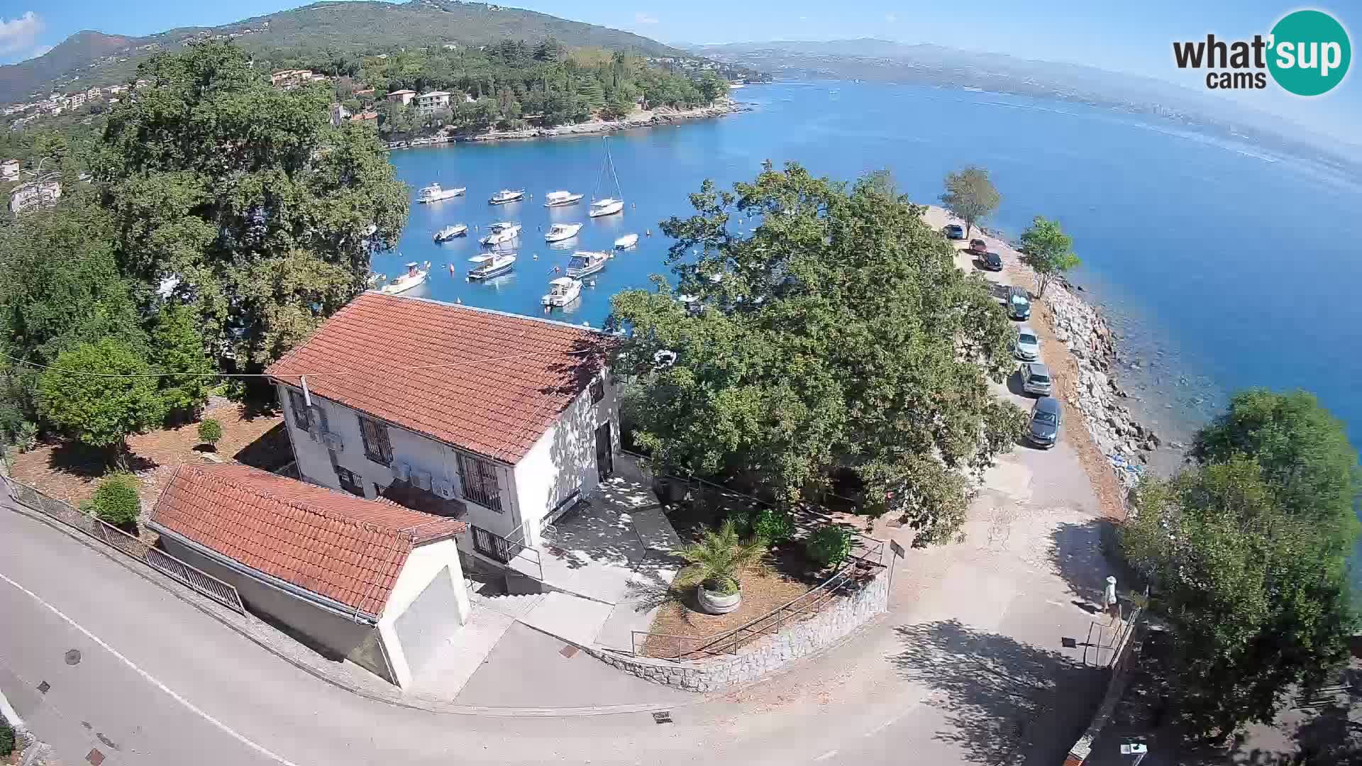 Webcam Ika Hafen – LIVE Blick auf den Hafen und die Lichter von Opatija