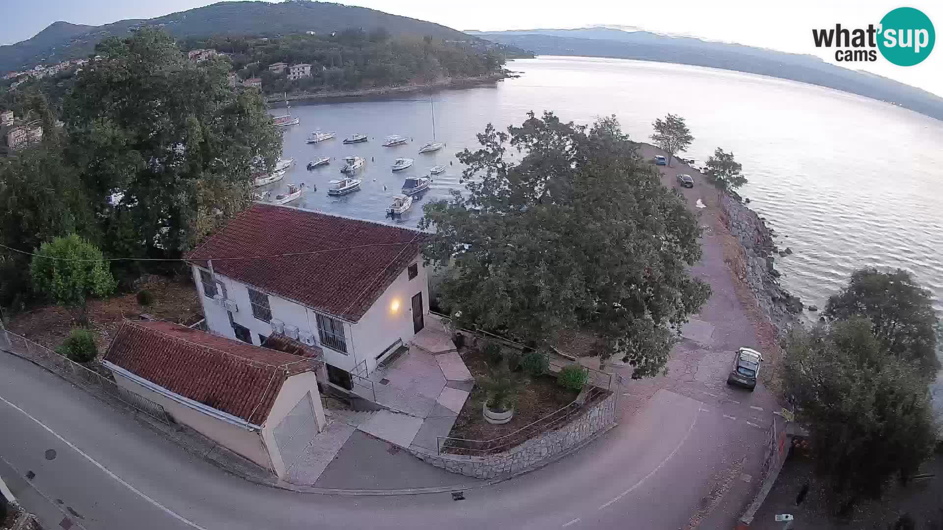 Webcam porto Ika – Vista LIVE sul porto e le luci di Opatija