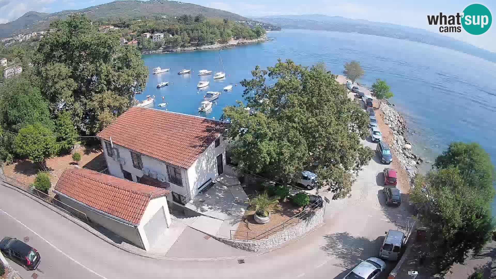 Webcam porto Ika – Vista LIVE sul porto e le luci di Opatija