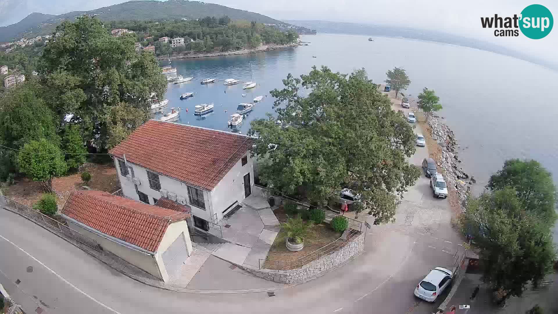 Ika Harbor Webcam – LIVE View of the Harbor and Opatija Lights