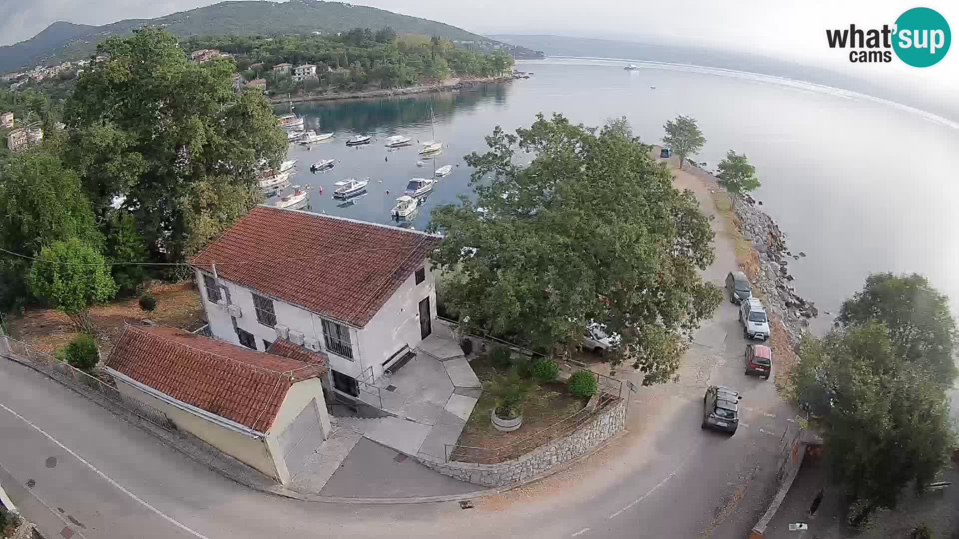 Webcam port d’Ika – Vue en direct et lumières d’Opatija