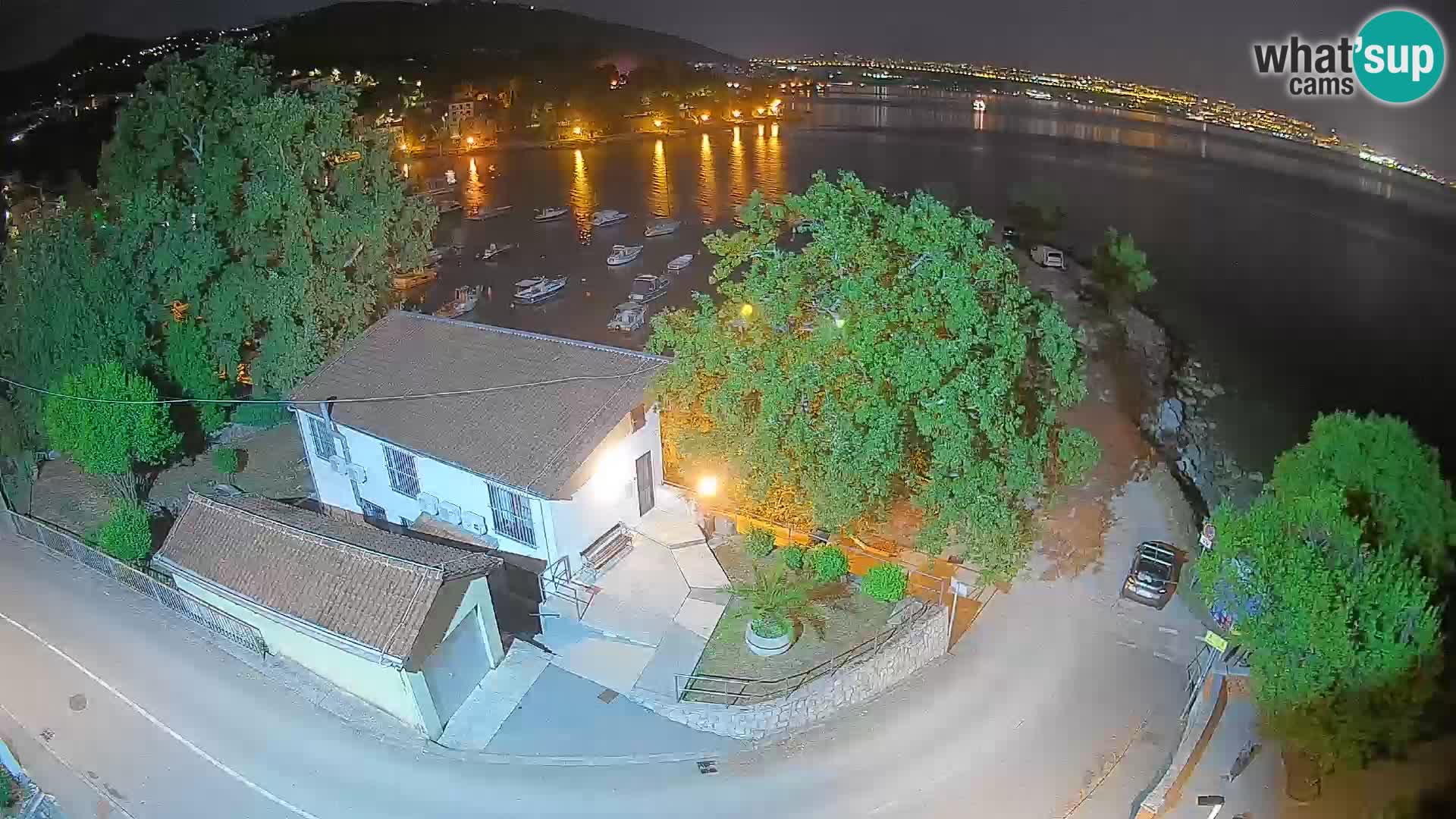 Webcam Ika Hafen – LIVE Blick auf den Hafen und die Lichter von Opatija