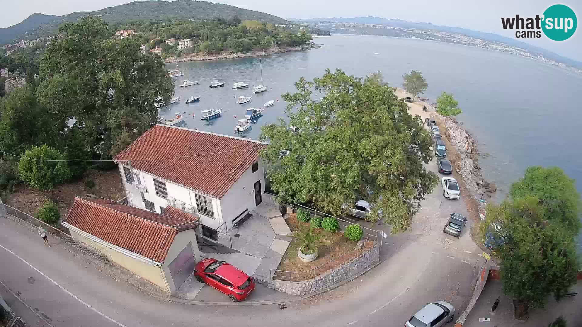 Ika Harbor Webcam – LIVE View of the Harbor and Opatija Lights