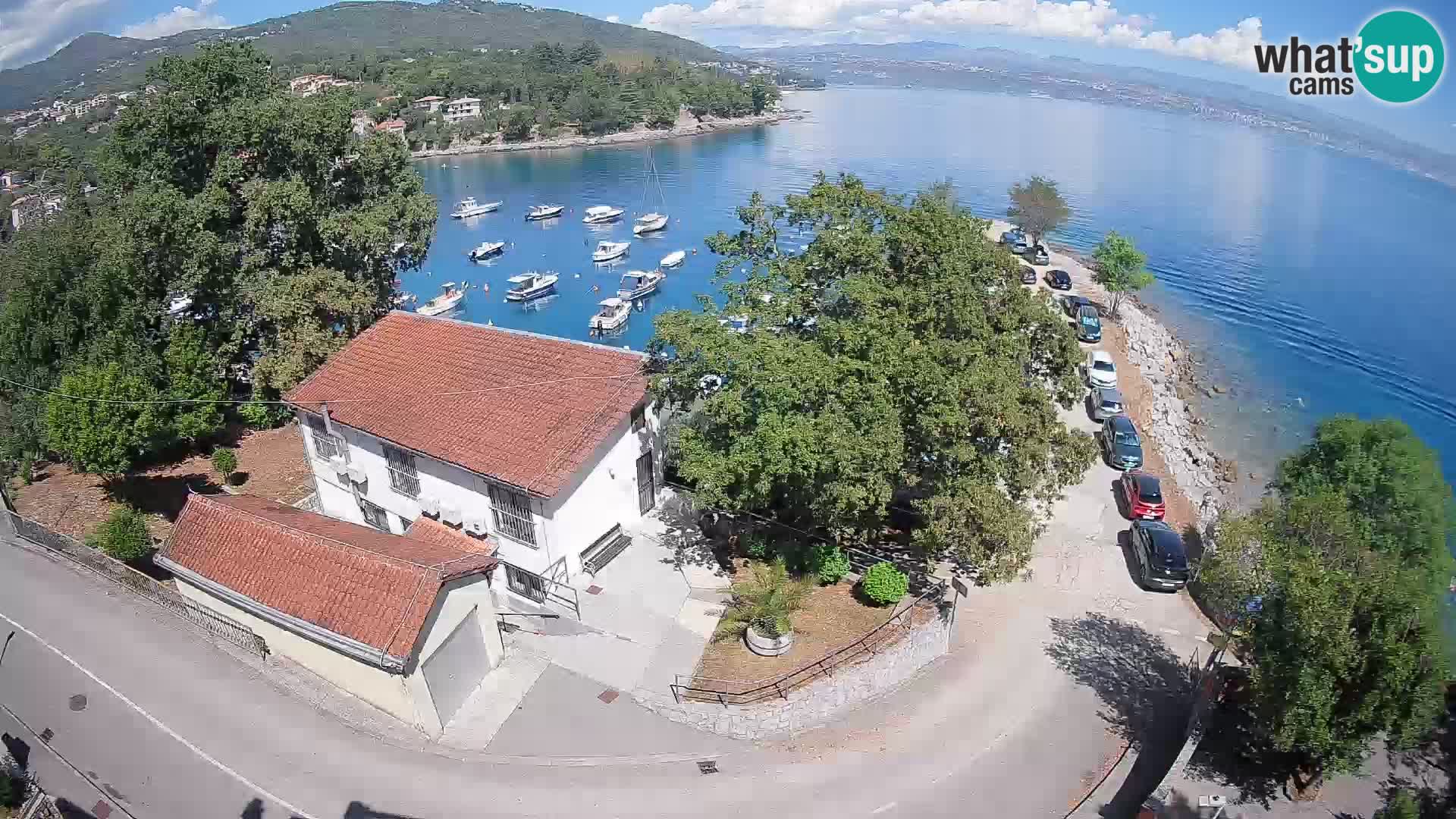Webcam porto Ika – Vista LIVE sul porto e le luci di Opatija