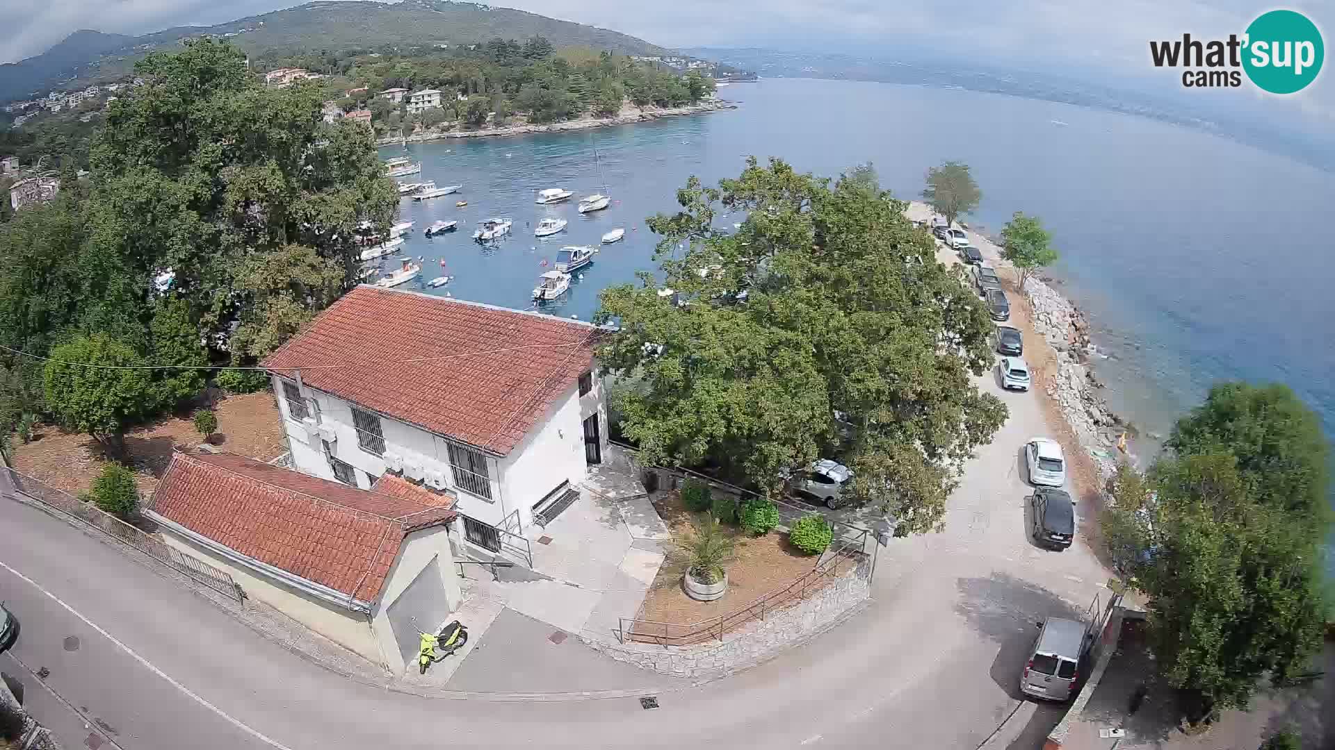 Webcam port d’Ika – Vue en direct et lumières d’Opatija