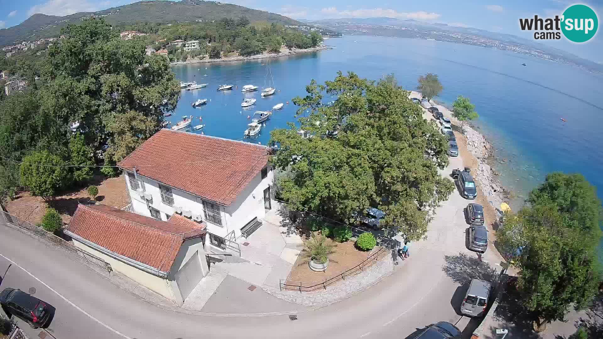 Webcam Ika Hafen – LIVE Blick auf den Hafen und die Lichter von Opatija