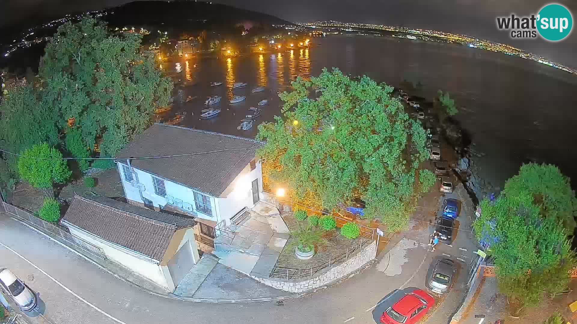 Ika Harbor Webcam – LIVE View of the Harbor and Opatija Lights