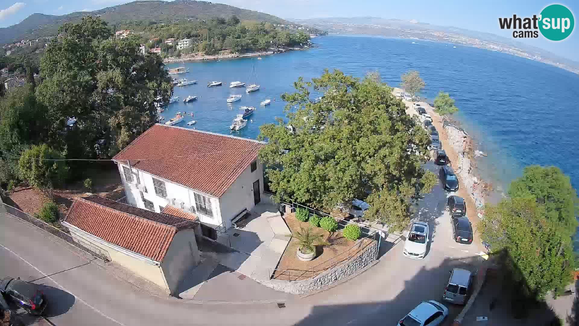 Webcam port d’Ika – Vue en direct et lumières d’Opatija