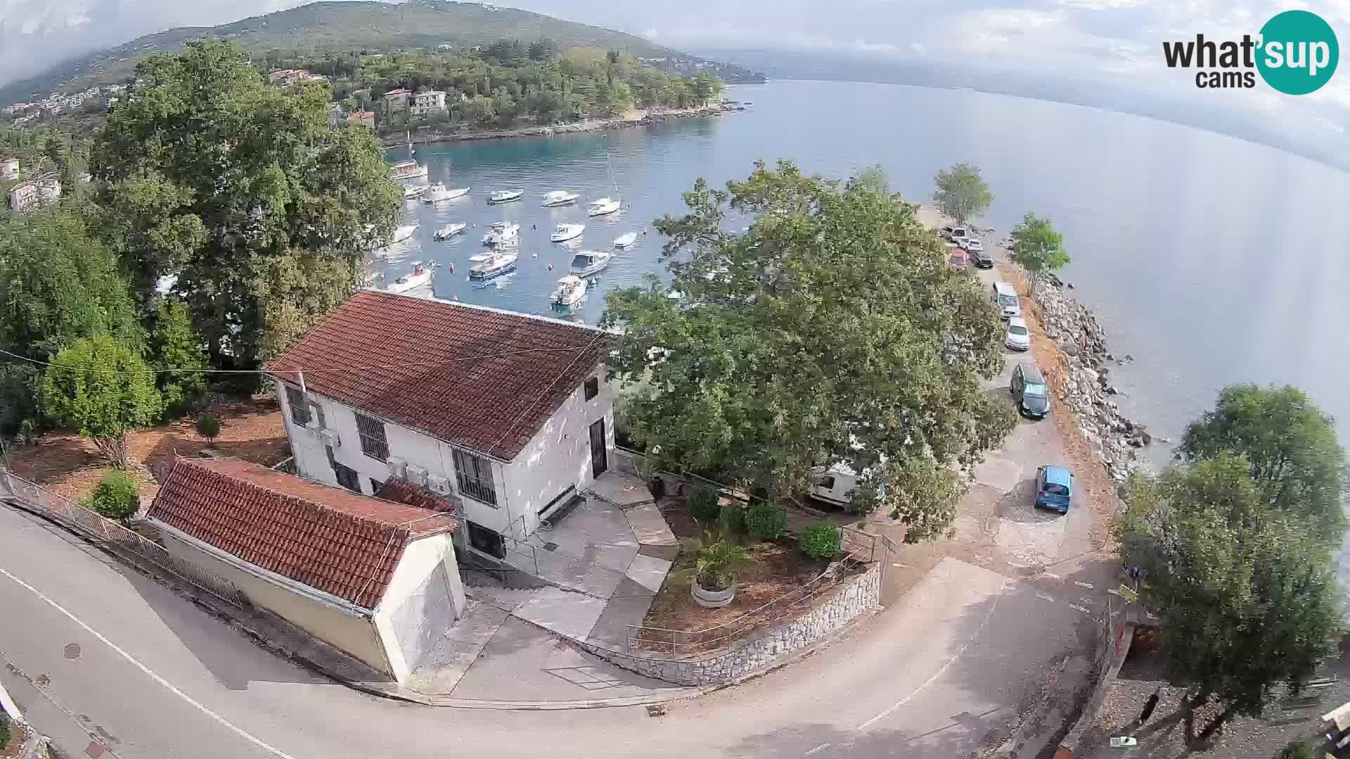Webcam Ika Hafen – LIVE Blick auf den Hafen und die Lichter von Opatija