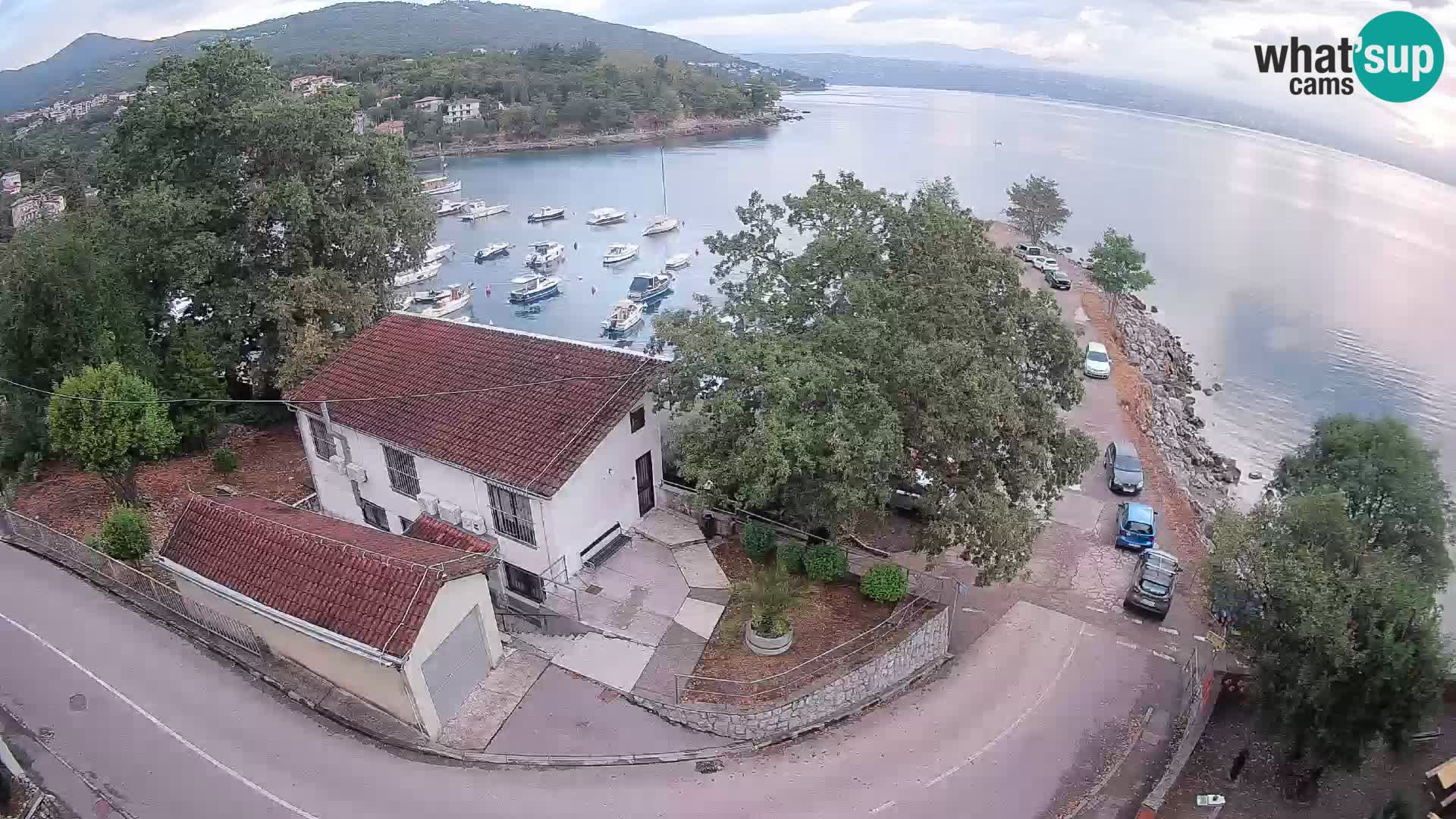 Webcam port d’Ika – Vue en direct et lumières d’Opatija