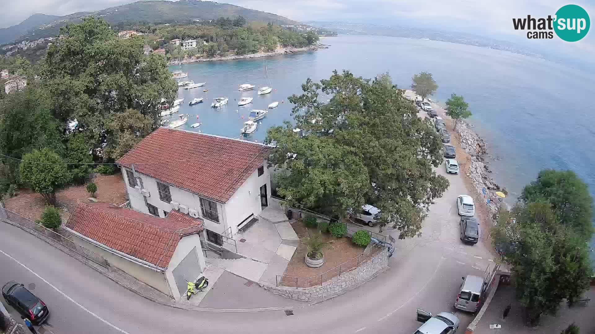 Webcam Ika Hafen – LIVE Blick auf den Hafen und die Lichter von Opatija