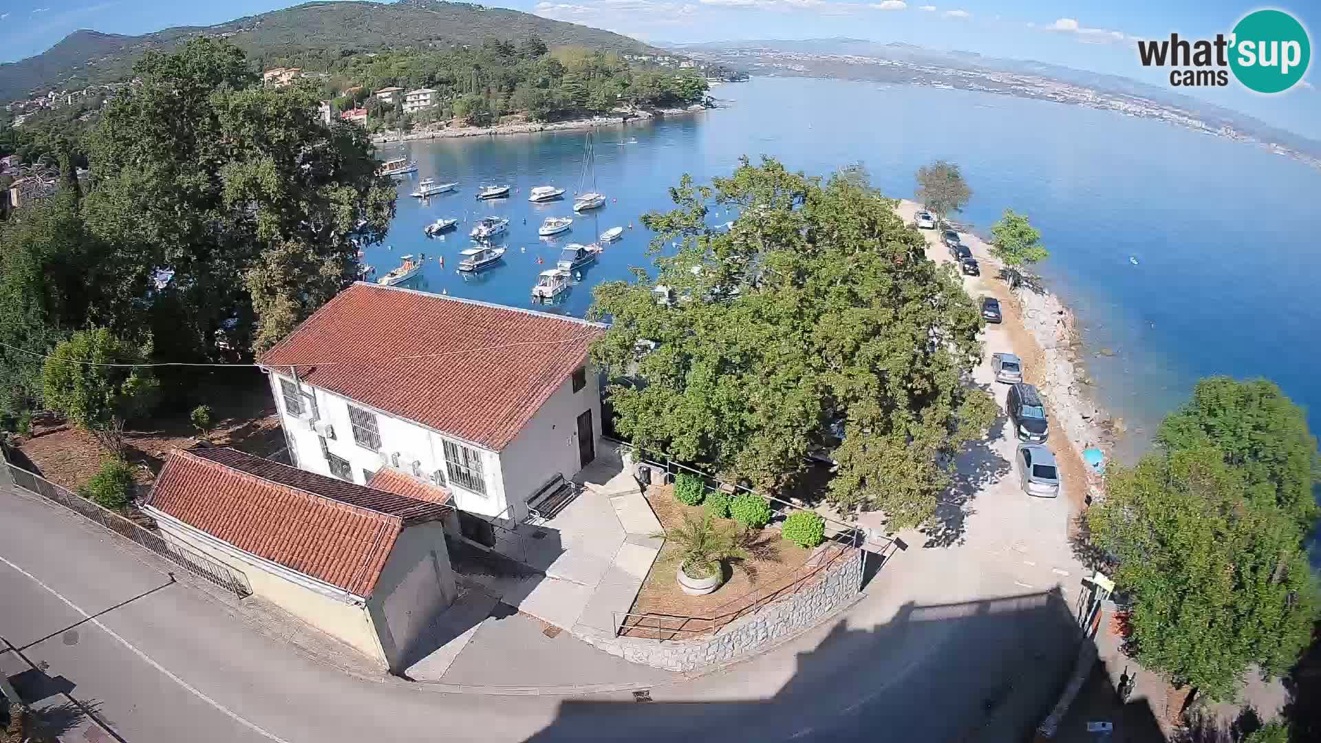 Webcam port d’Ika – Vue en direct et lumières d’Opatija