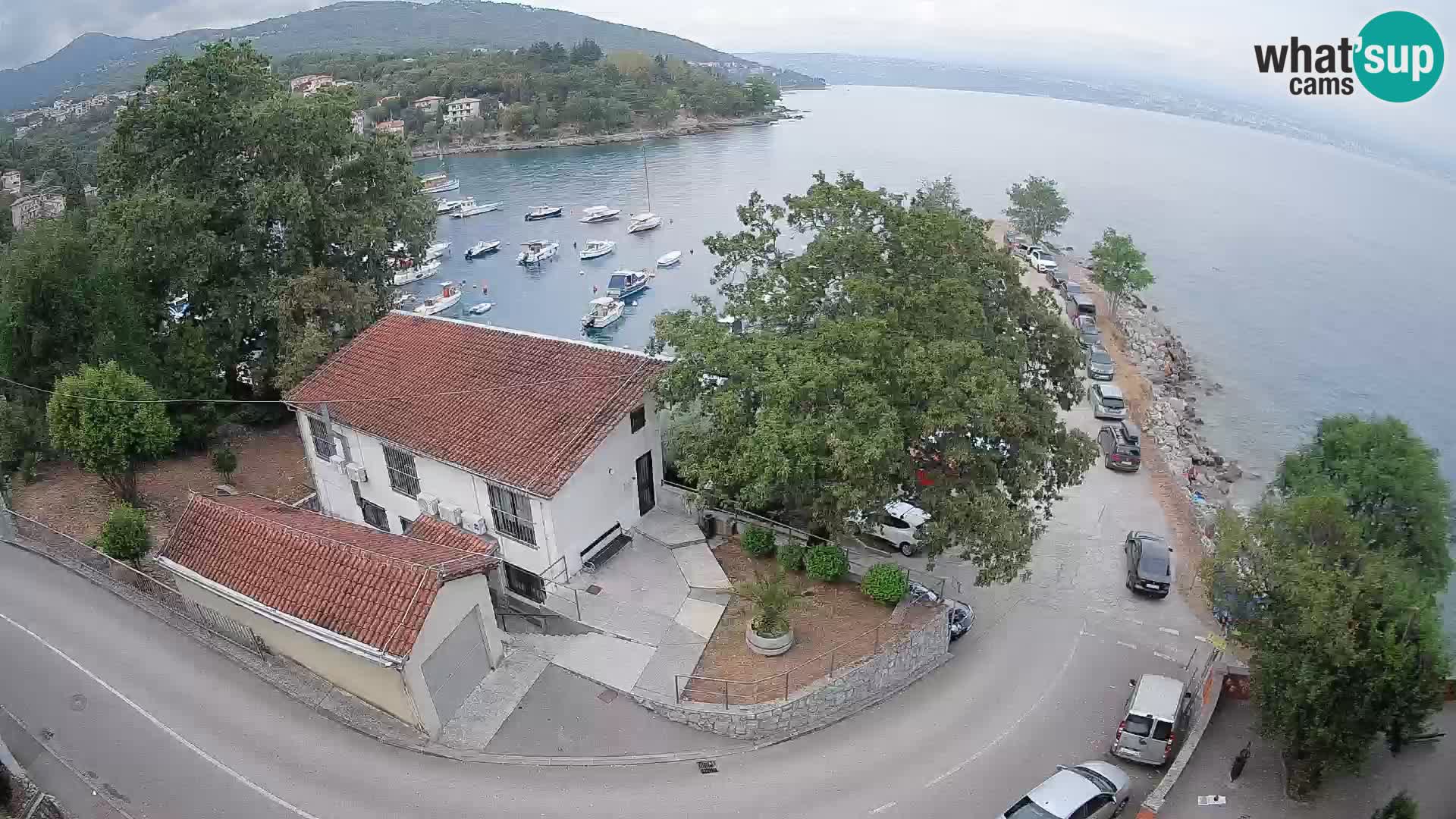 Webcam port d’Ika – Vue en direct et lumières d’Opatija