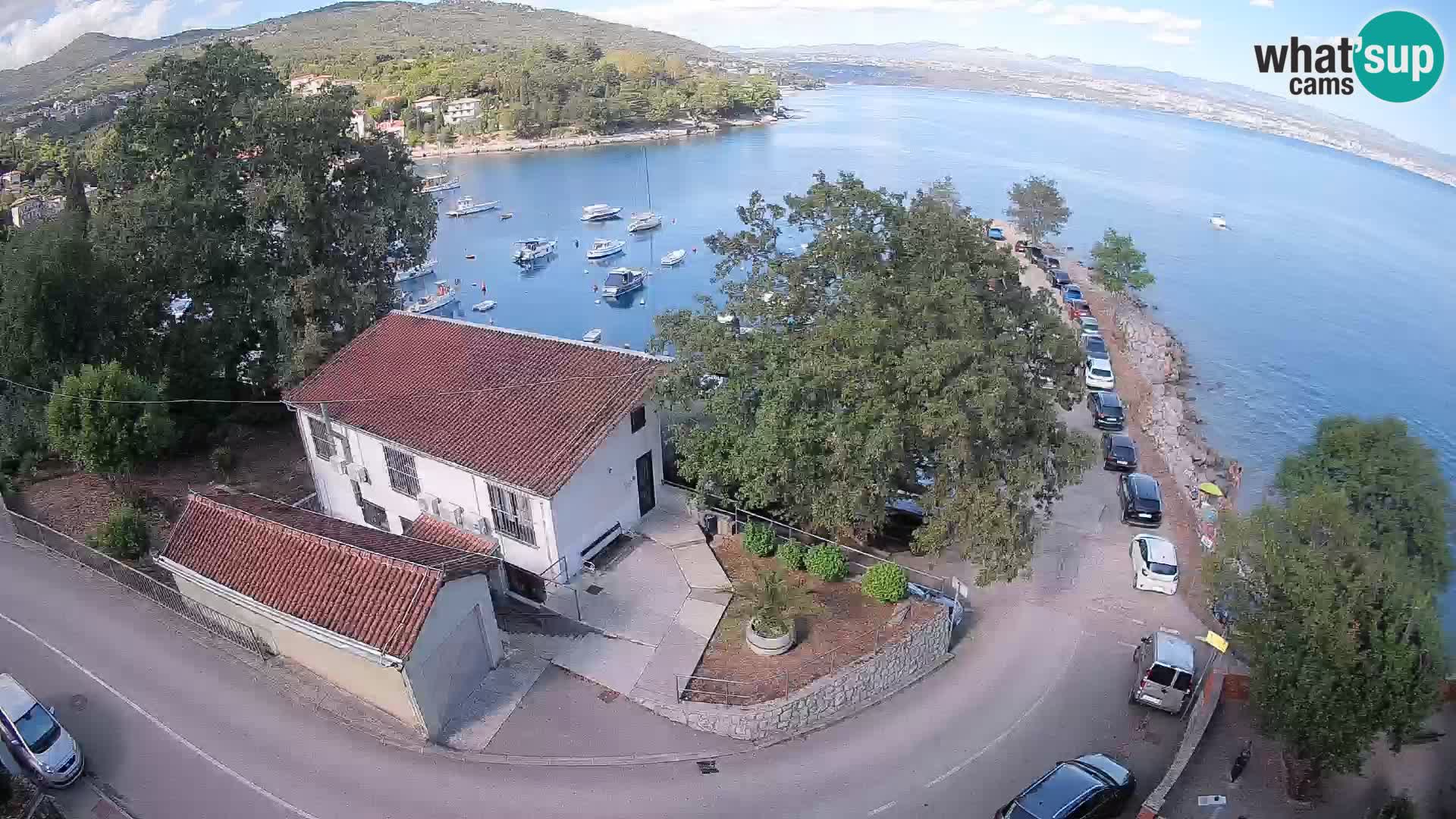 Webcam port d’Ika – Vue en direct et lumières d’Opatija