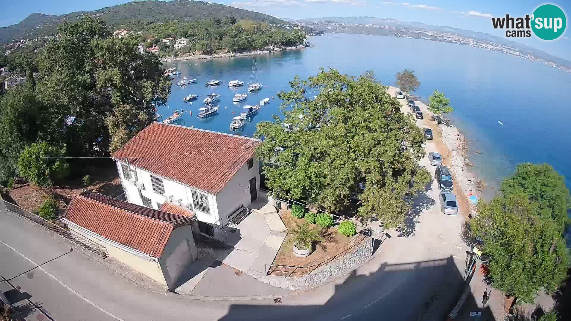 Webcam port d’Ika – Vue en direct et lumières d’Opatija