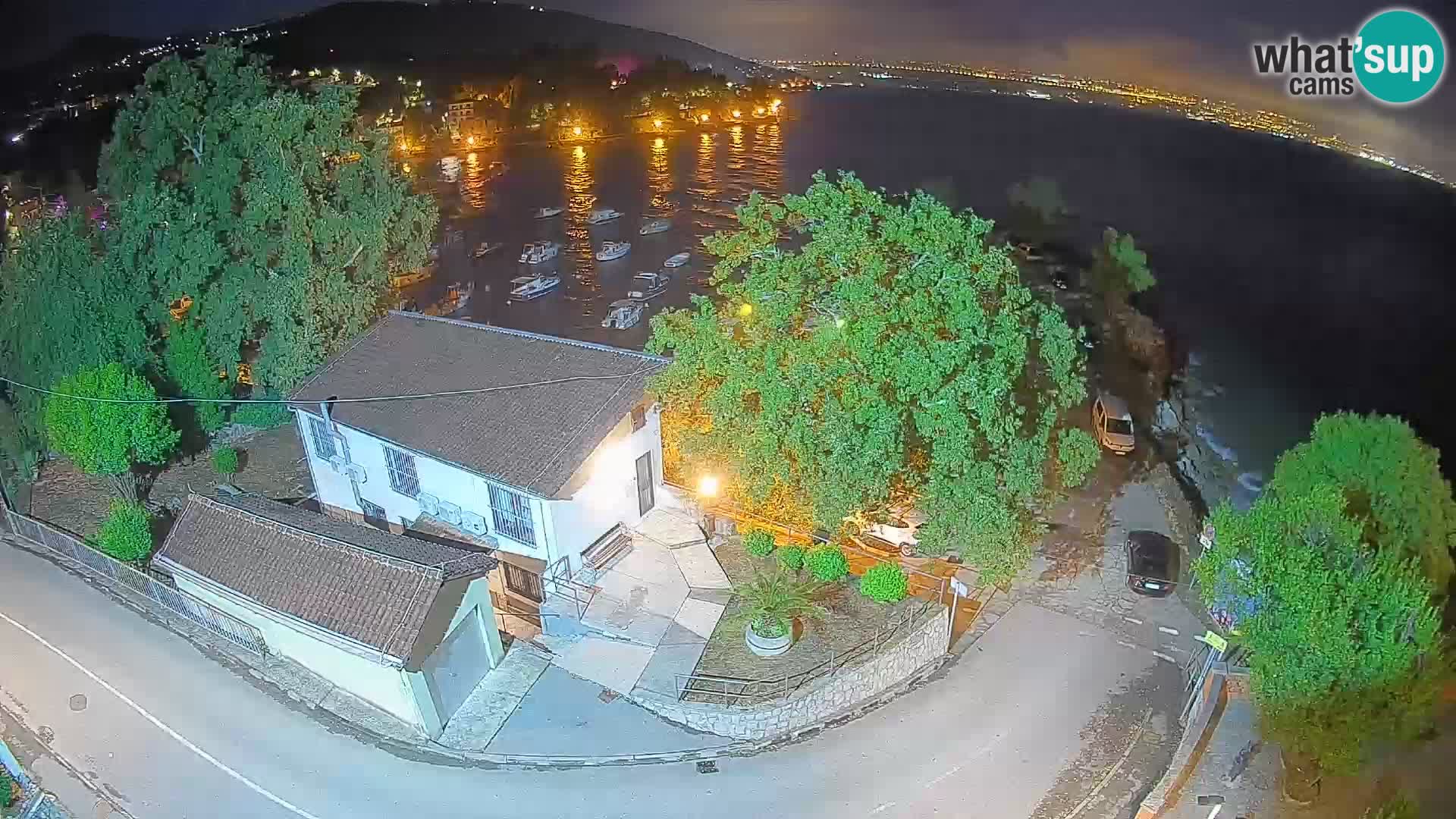 Webcam Ika Hafen – LIVE Blick auf den Hafen und die Lichter von Opatija