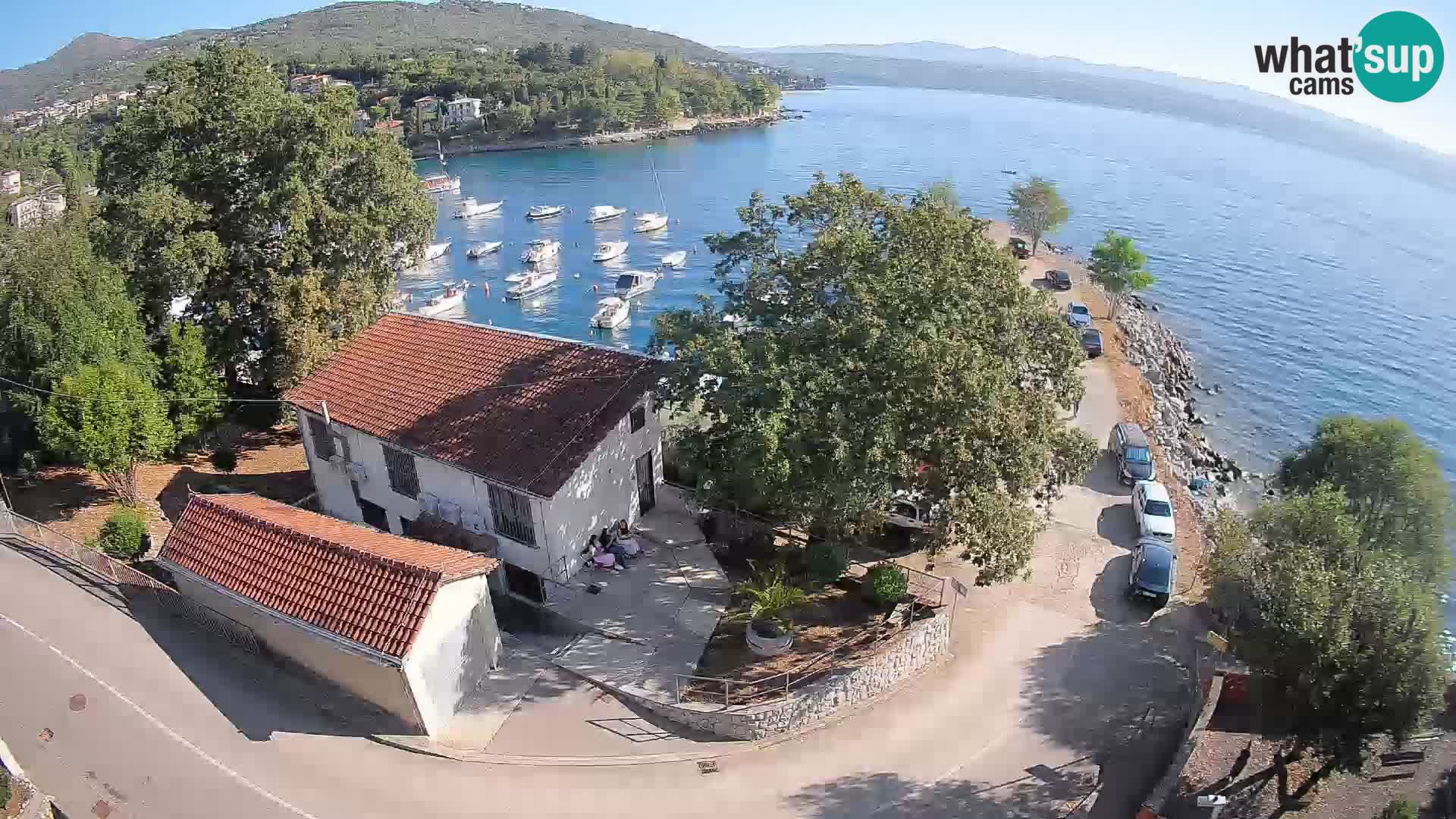 Webcam puerto de Ika – Vista en directo y luces de Opatija