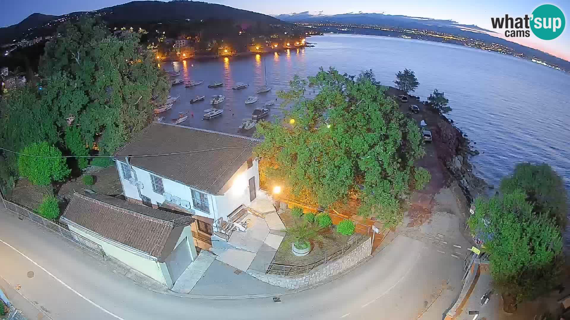 Webcam Ika Hafen – LIVE Blick auf den Hafen und die Lichter von Opatija