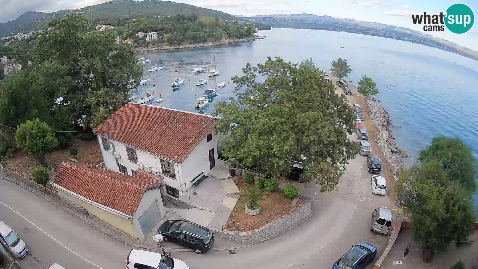 Webcam porto Ika – Vista LIVE sul porto e le luci di Opatija