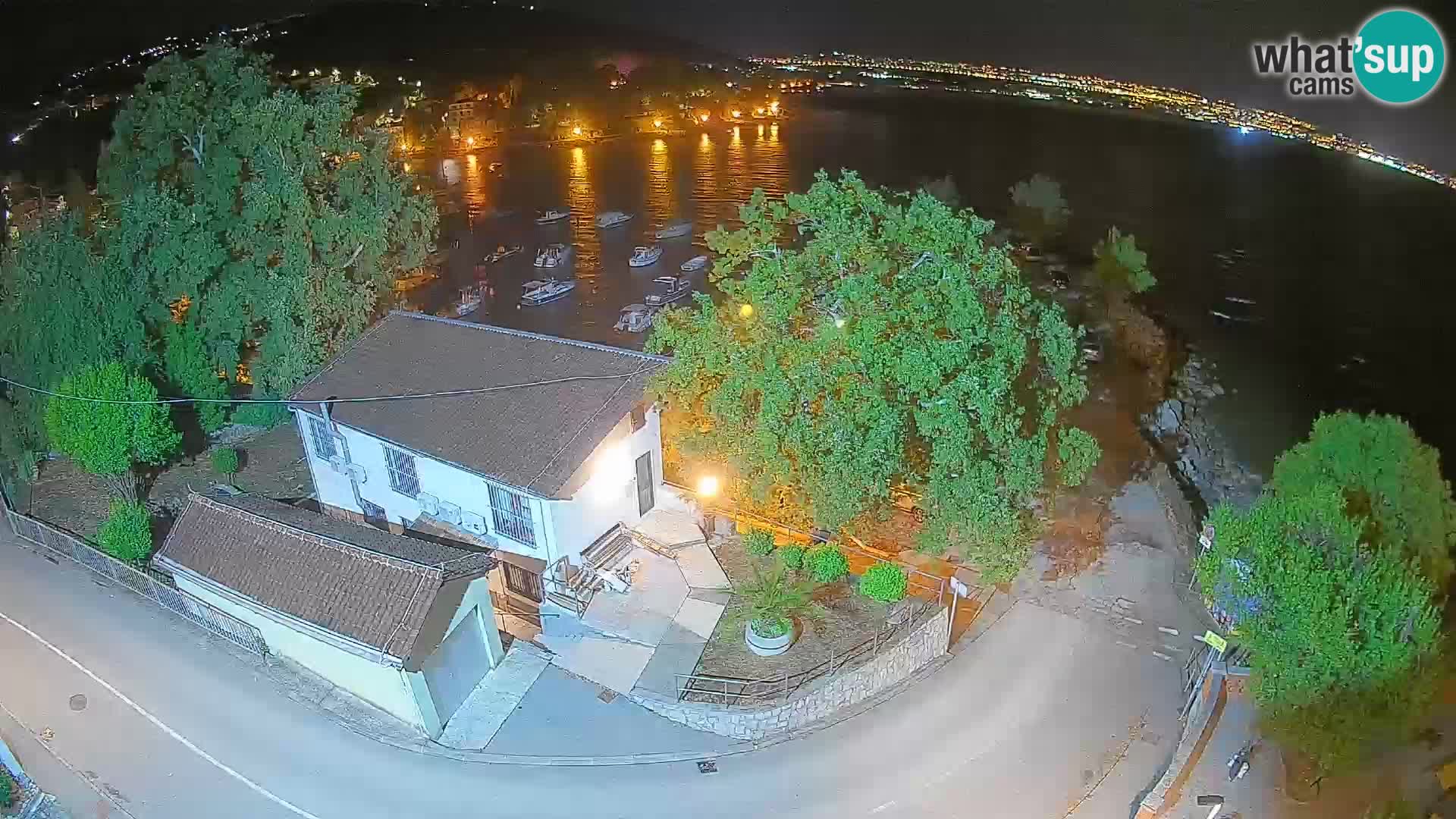 Webcam Ika Hafen – LIVE Blick auf den Hafen und die Lichter von Opatija