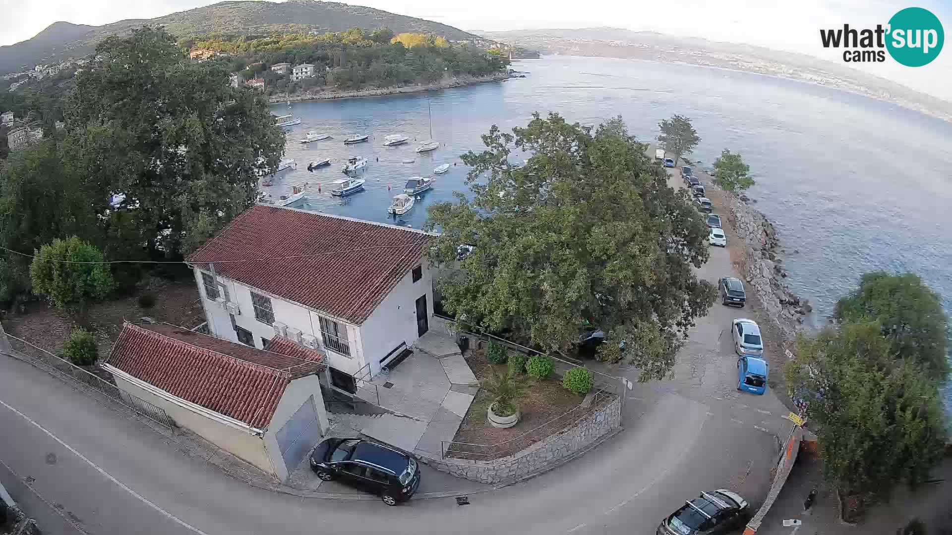Webcam porto Ika – Vista LIVE sul porto e le luci di Opatija