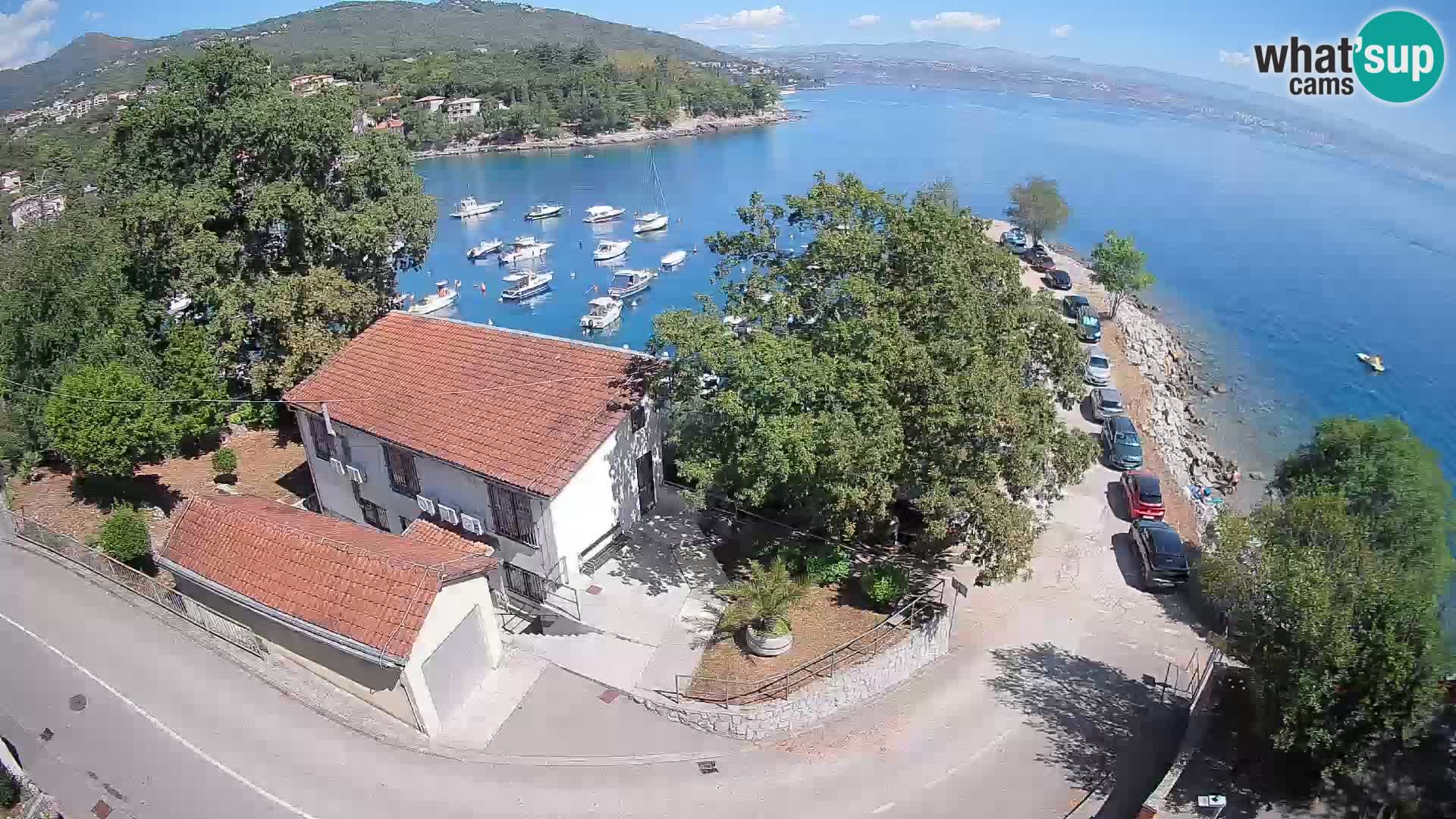 Webcam Ika Hafen – LIVE Blick auf den Hafen und die Lichter von Opatija
