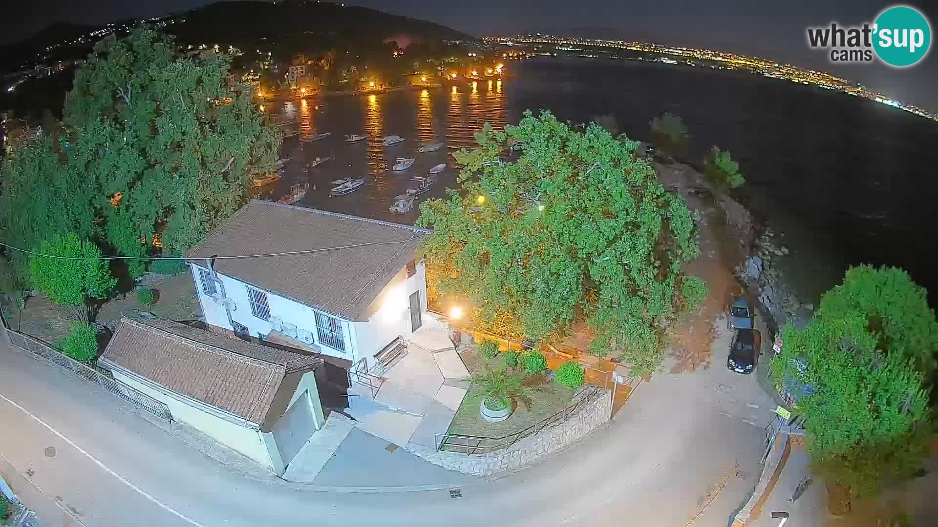 Webcam Ika Hafen – LIVE Blick auf den Hafen und die Lichter von Opatija