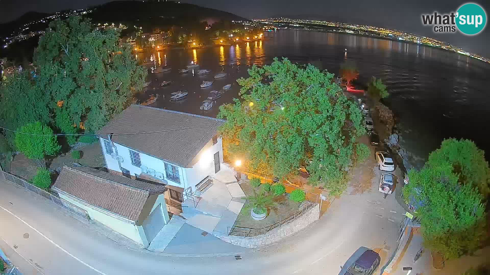 Webcam port d’Ika – Vue en direct et lumières d’Opatija