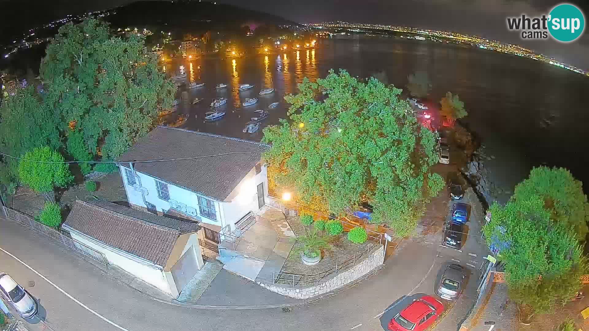 Webcam Ika Hafen – LIVE Blick auf den Hafen und die Lichter von Opatija