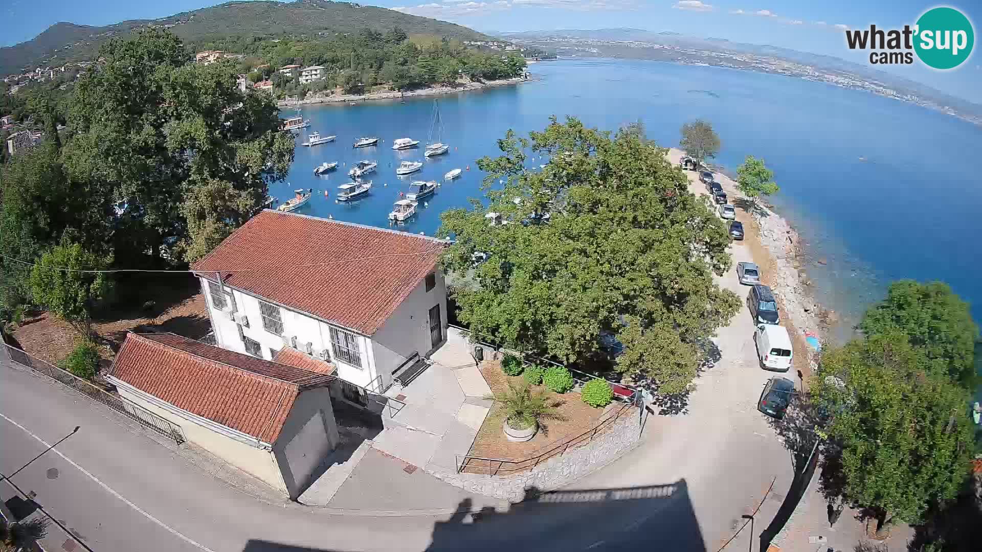 Webcam port d’Ika – Vue en direct et lumières d’Opatija