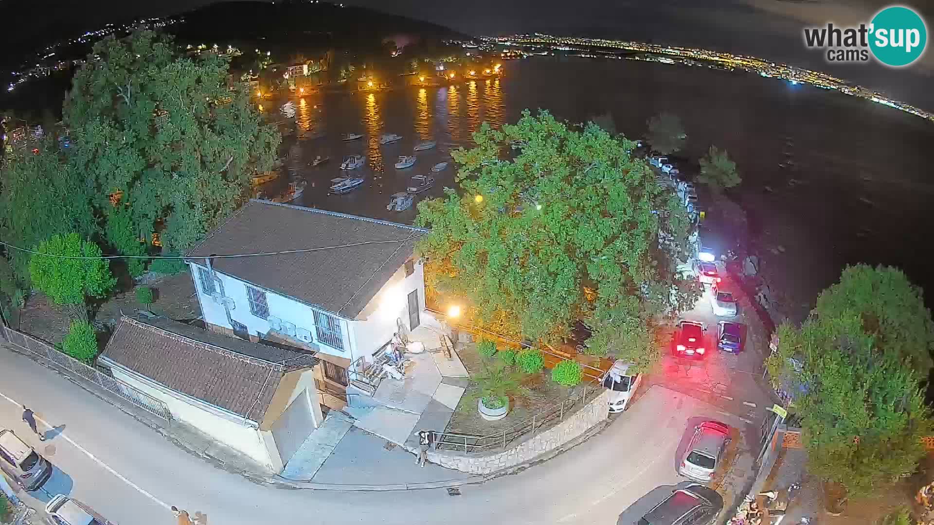 Webcam Ika Hafen – LIVE Blick auf den Hafen und die Lichter von Opatija