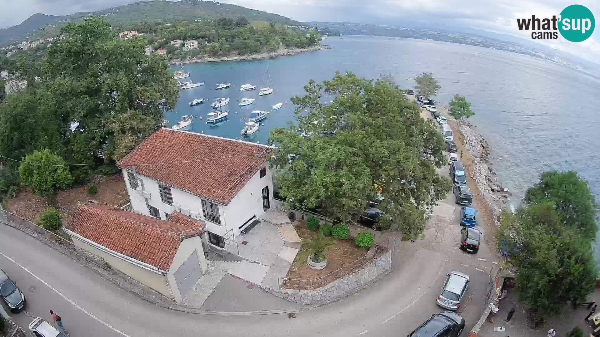 Webcam port d’Ika – Vue en direct et lumières d’Opatija