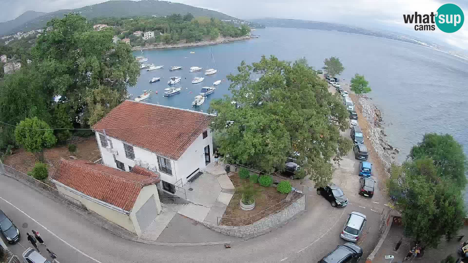 Ika Harbor Webcam – LIVE View of the Harbor and Opatija Lights