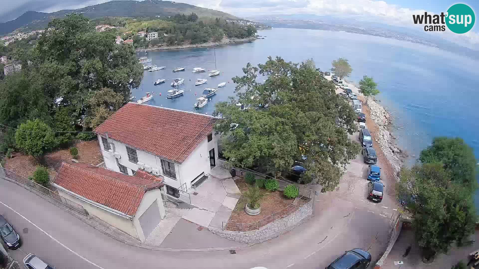 Webcam port d’Ika – Vue en direct et lumières d’Opatija