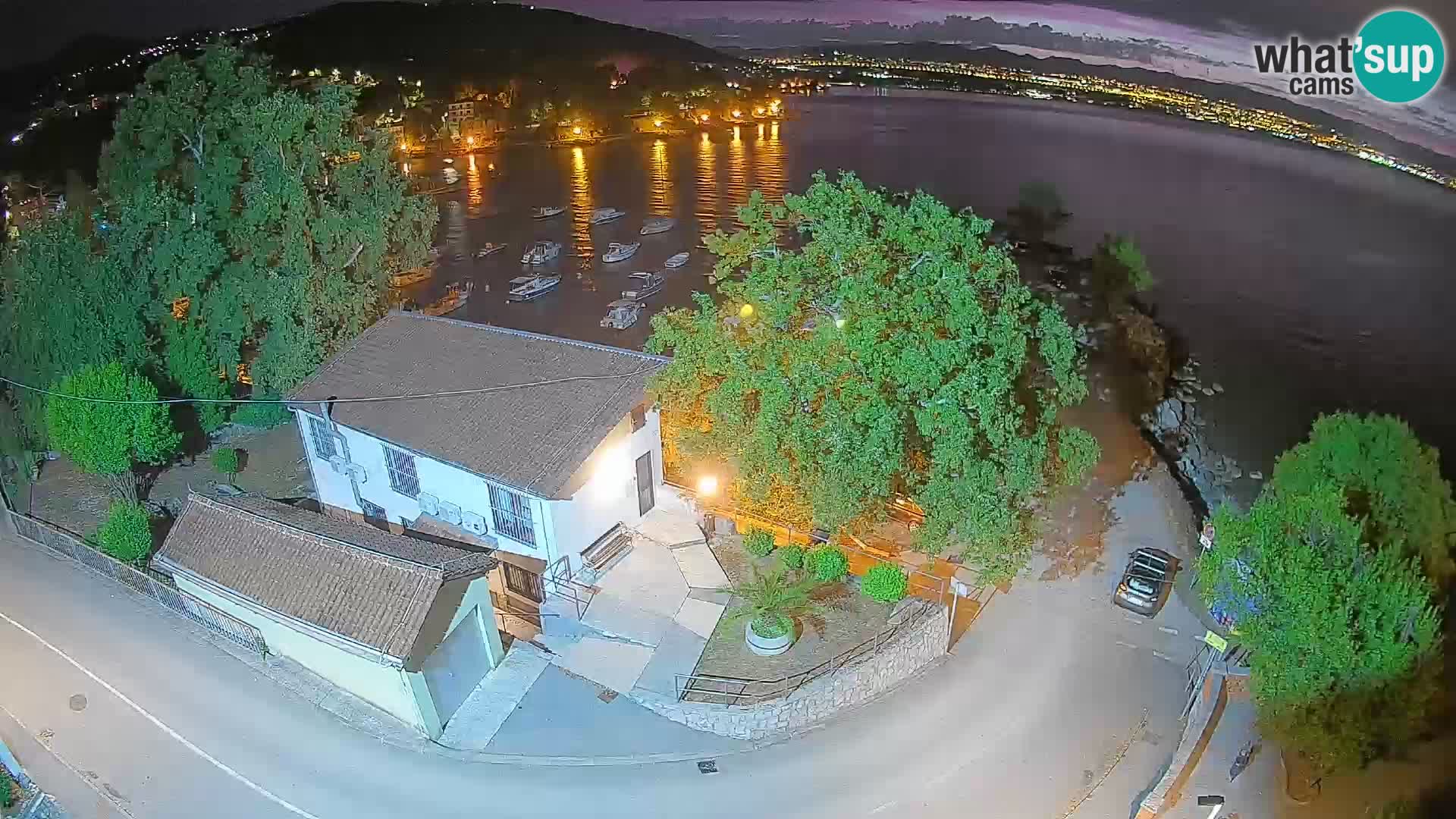 Webcam Ika Hafen – LIVE Blick auf den Hafen und die Lichter von Opatija