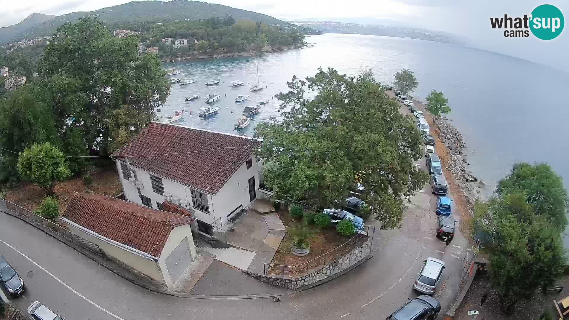 Webcam port d’Ika – Vue en direct et lumières d’Opatija
