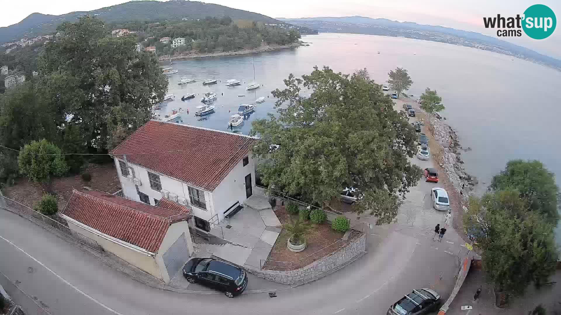 Webcam porto Ika – Vista LIVE sul porto e le luci di Opatija