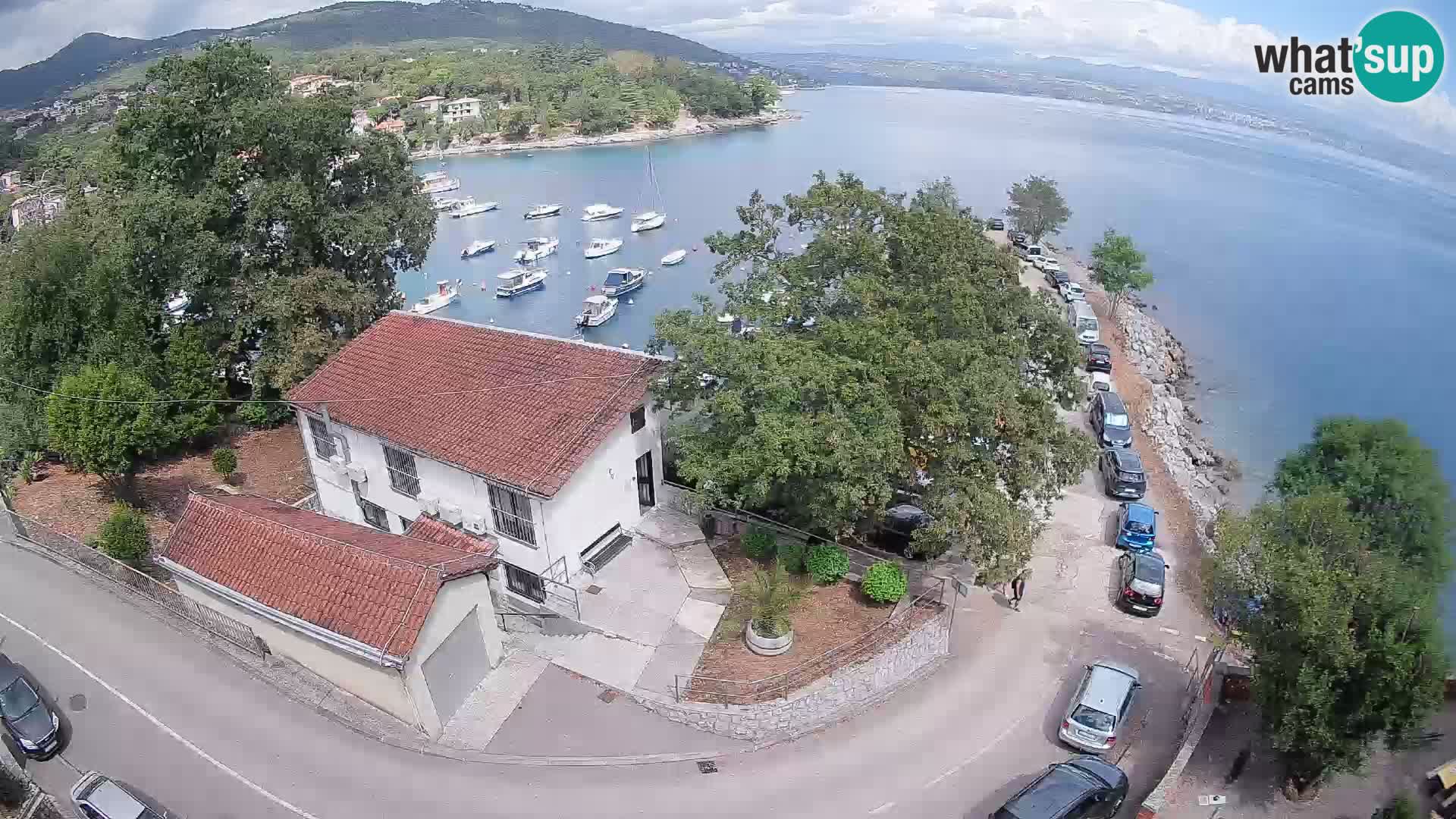 Webcam port d’Ika – Vue en direct et lumières d’Opatija