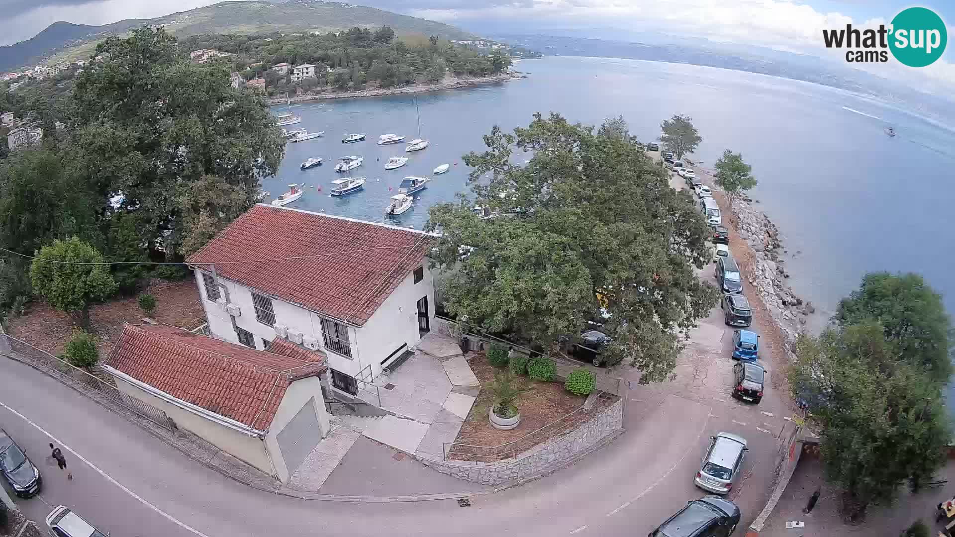 Webcam porto Ika – Vista LIVE sul porto e le luci di Opatija