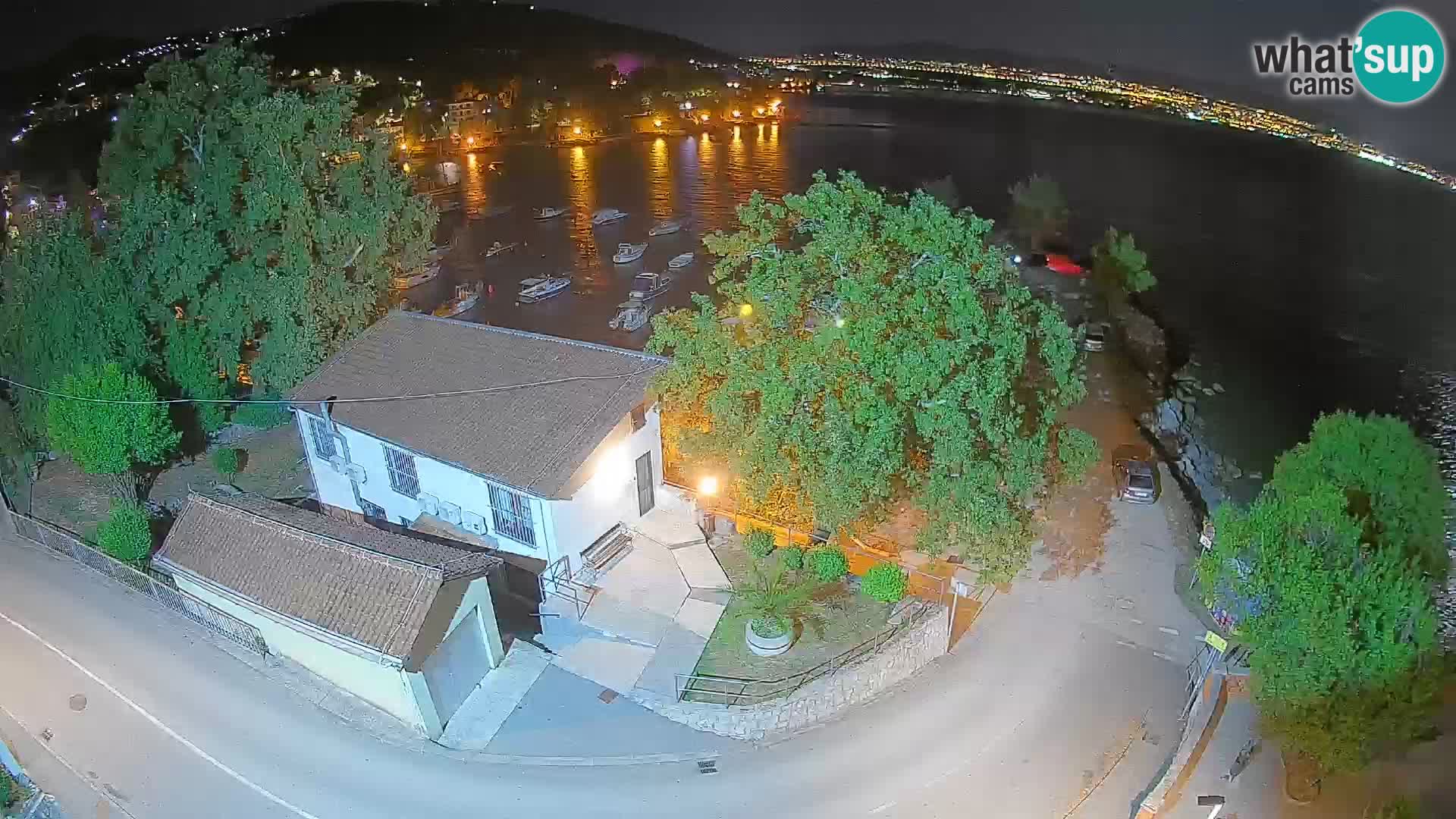 Webcam port d’Ika – Vue en direct et lumières d’Opatija