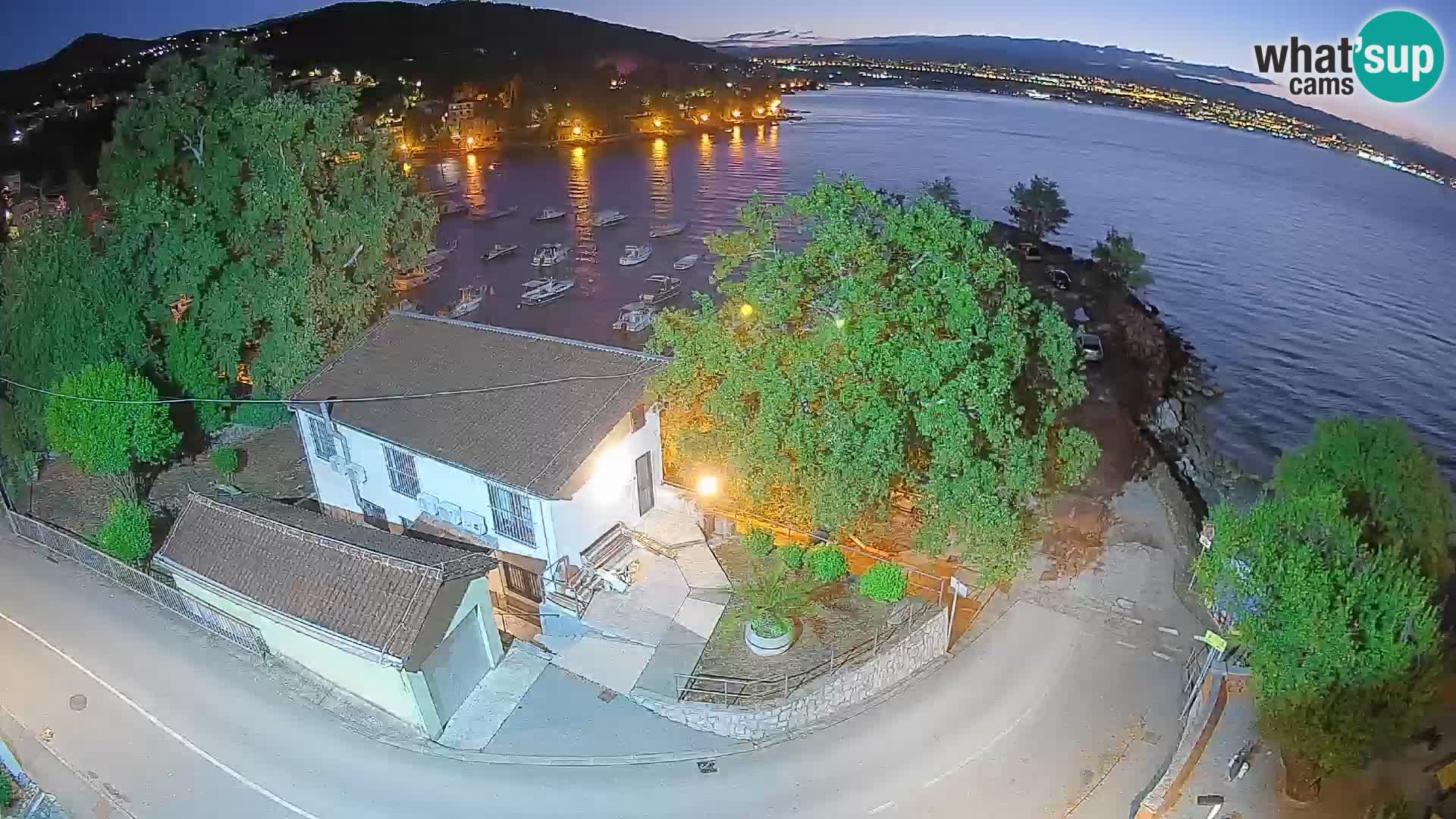 Webcam Ika Hafen – LIVE Blick auf den Hafen und die Lichter von Opatija