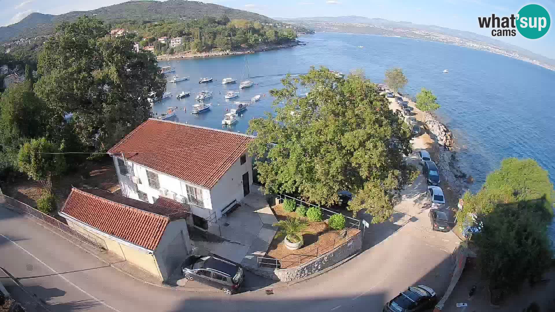 Webcam porto Ika – Vista LIVE sul porto e le luci di Opatija