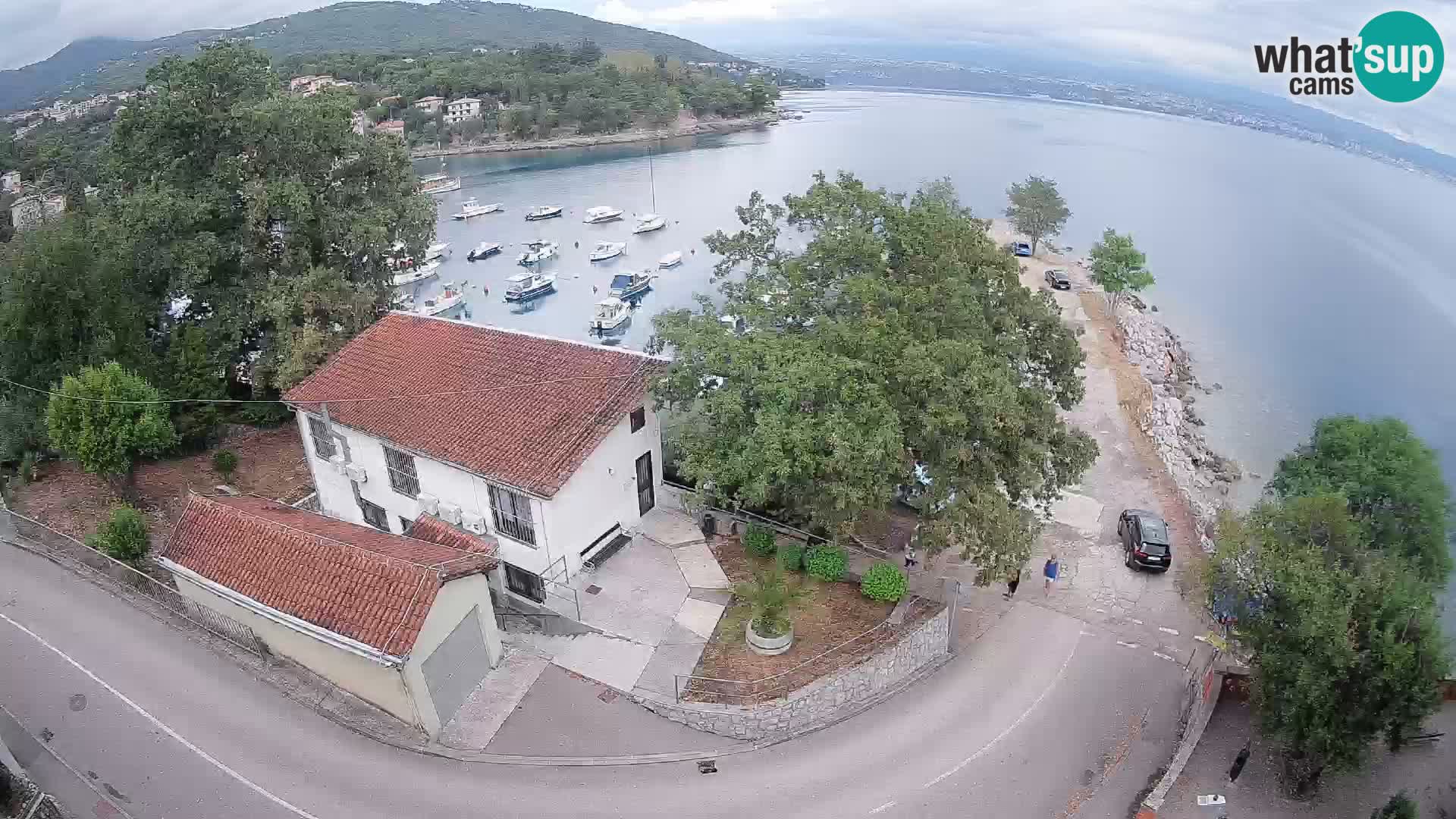 Webcam porto Ika – Vista LIVE sul porto e le luci di Opatija