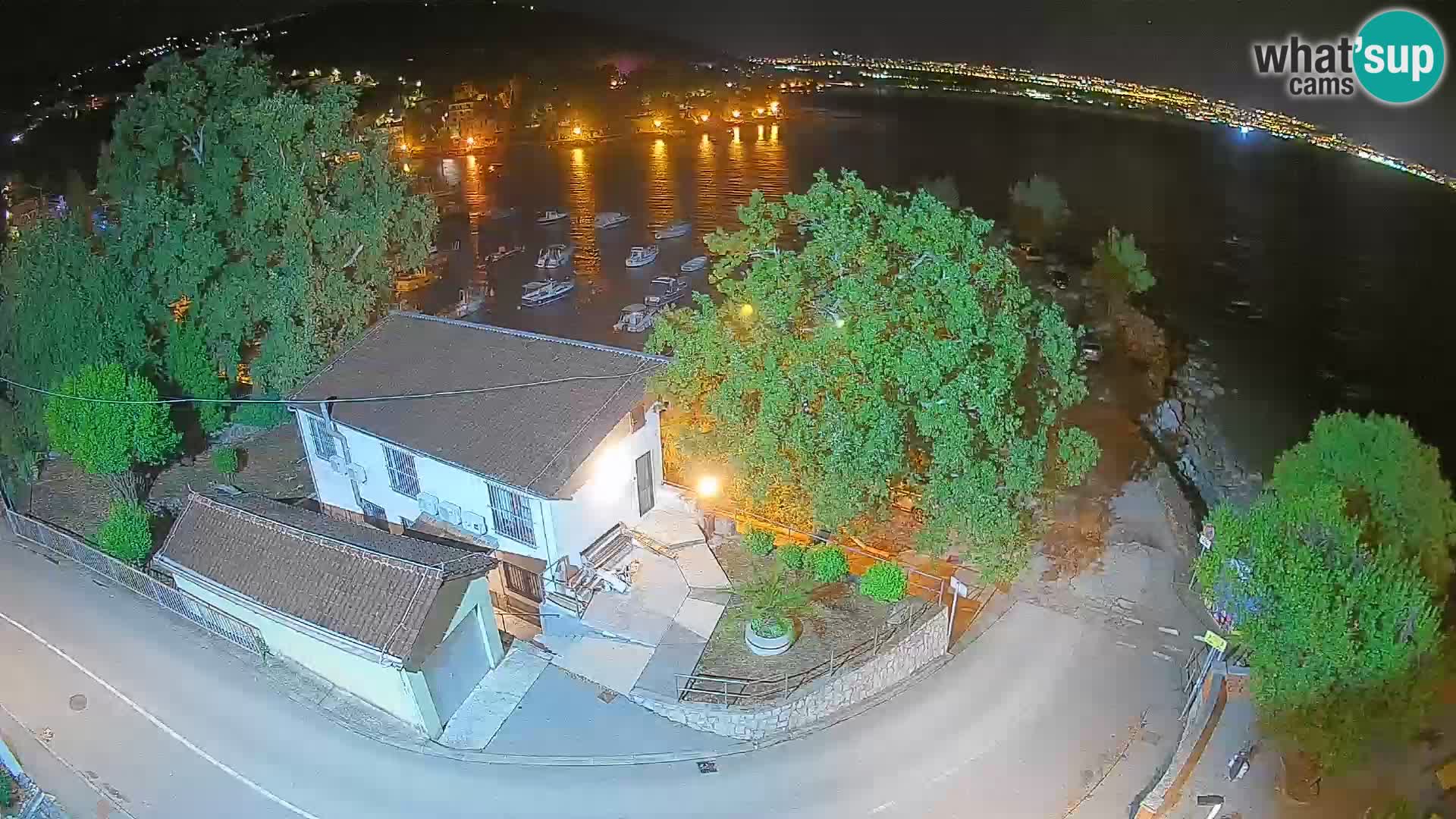 Webcam port d’Ika – Vue en direct et lumières d’Opatija