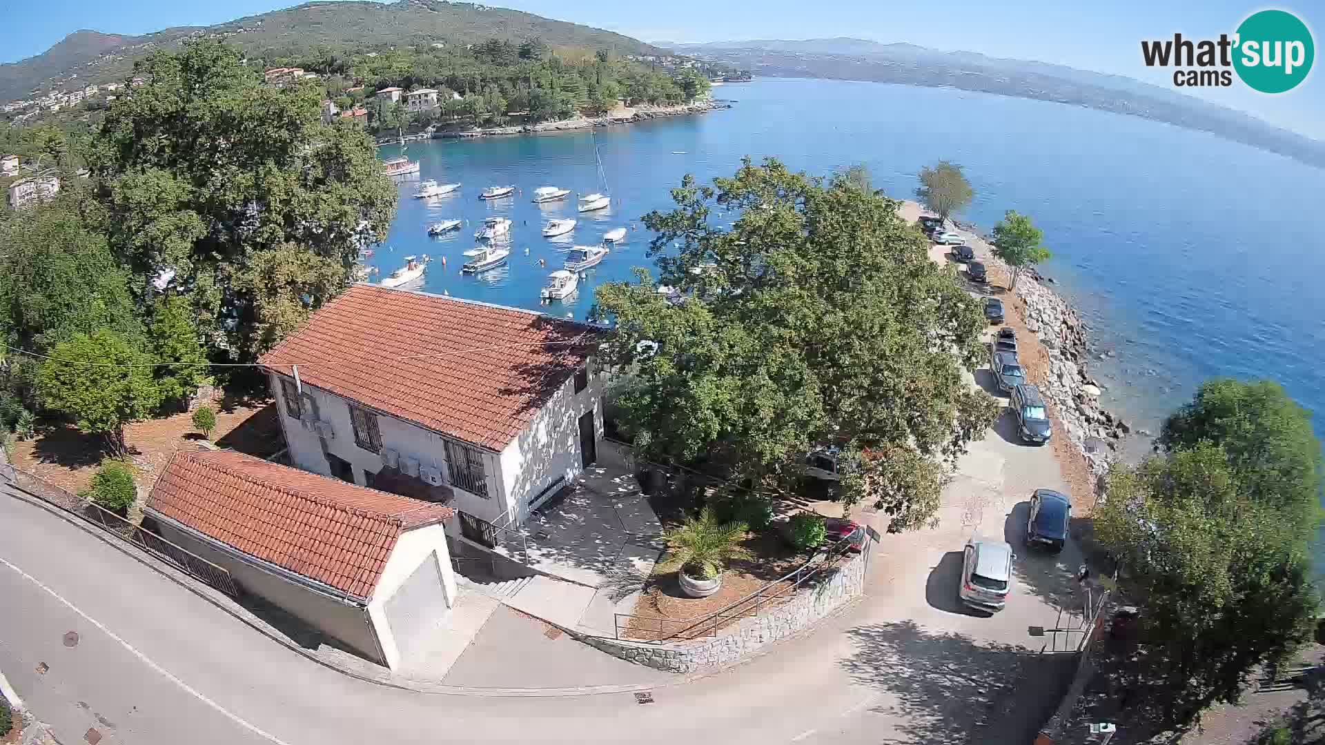 Ika Harbor Webcam – LIVE View of the Harbor and Opatija Lights