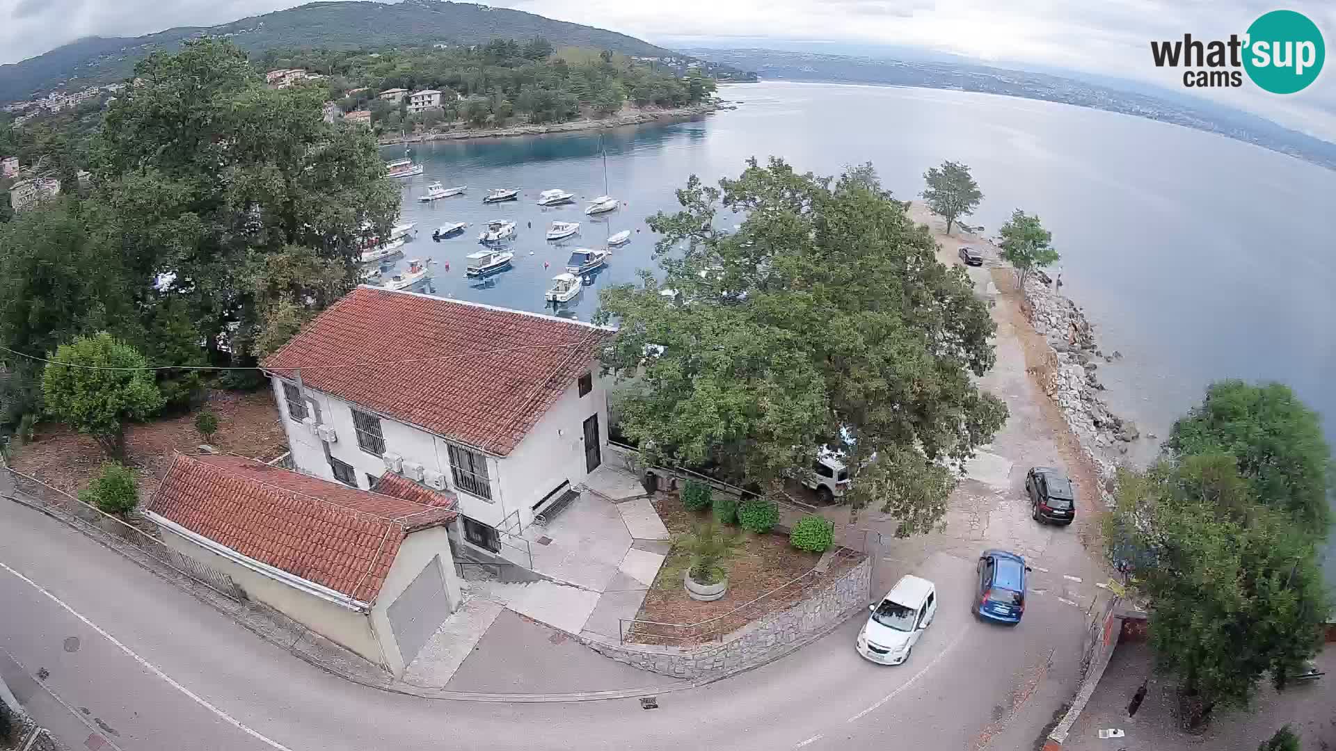 Webcam porto Ika – Vista LIVE sul porto e le luci di Opatija